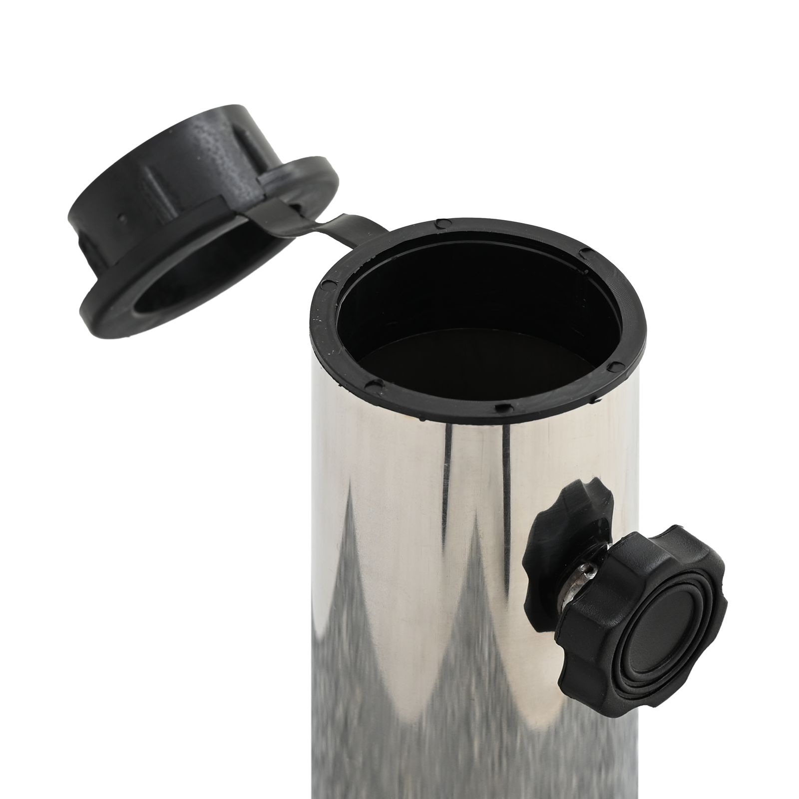 Base de parasol roulable pour poteaux Ø38/48mm - Granit noir, rond de 30kg Supports pour parasols vidaXL