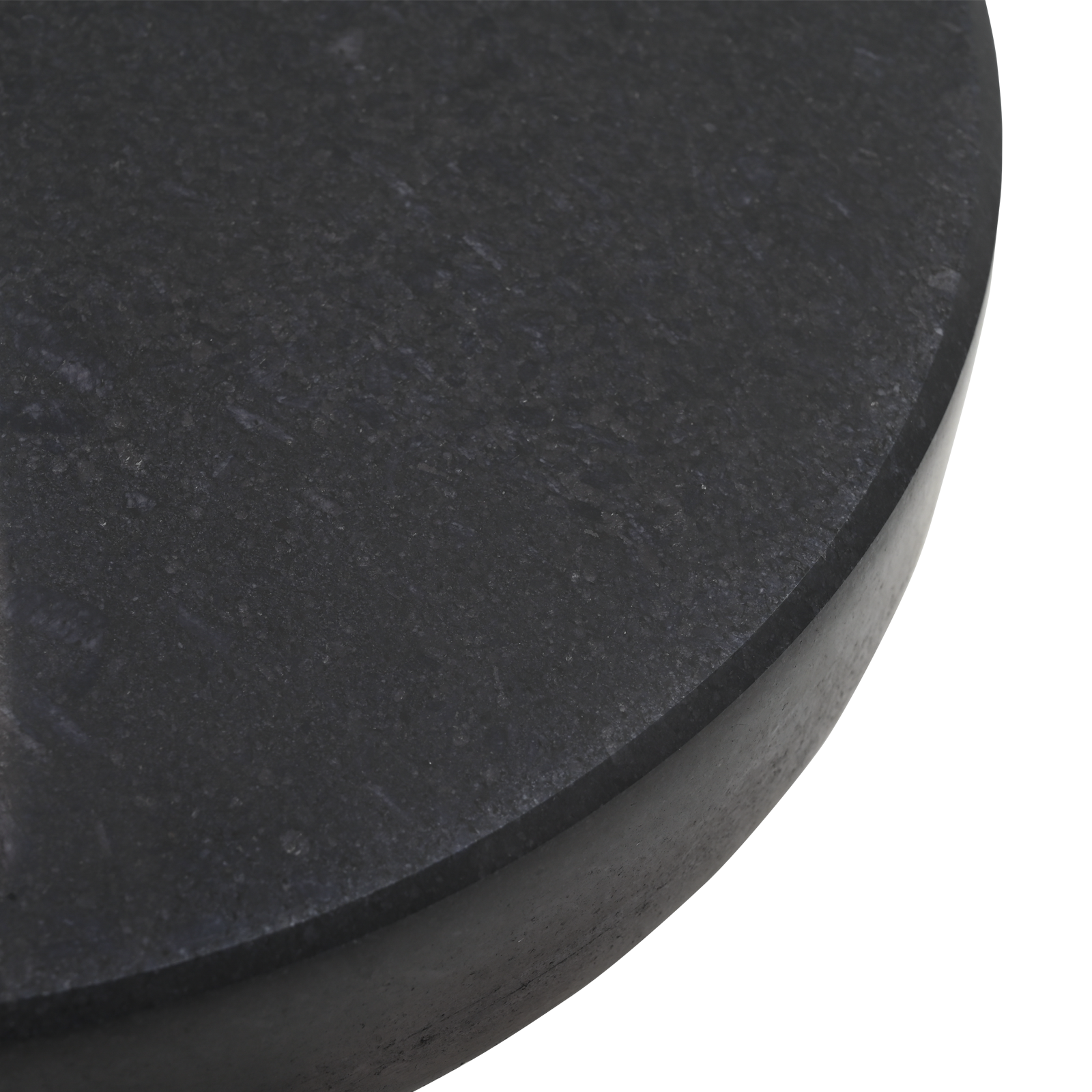 Base de parasol roulable pour poteaux Ø38/48mm - Granit noir, rond de 30kg Supports pour parasols vidaXL