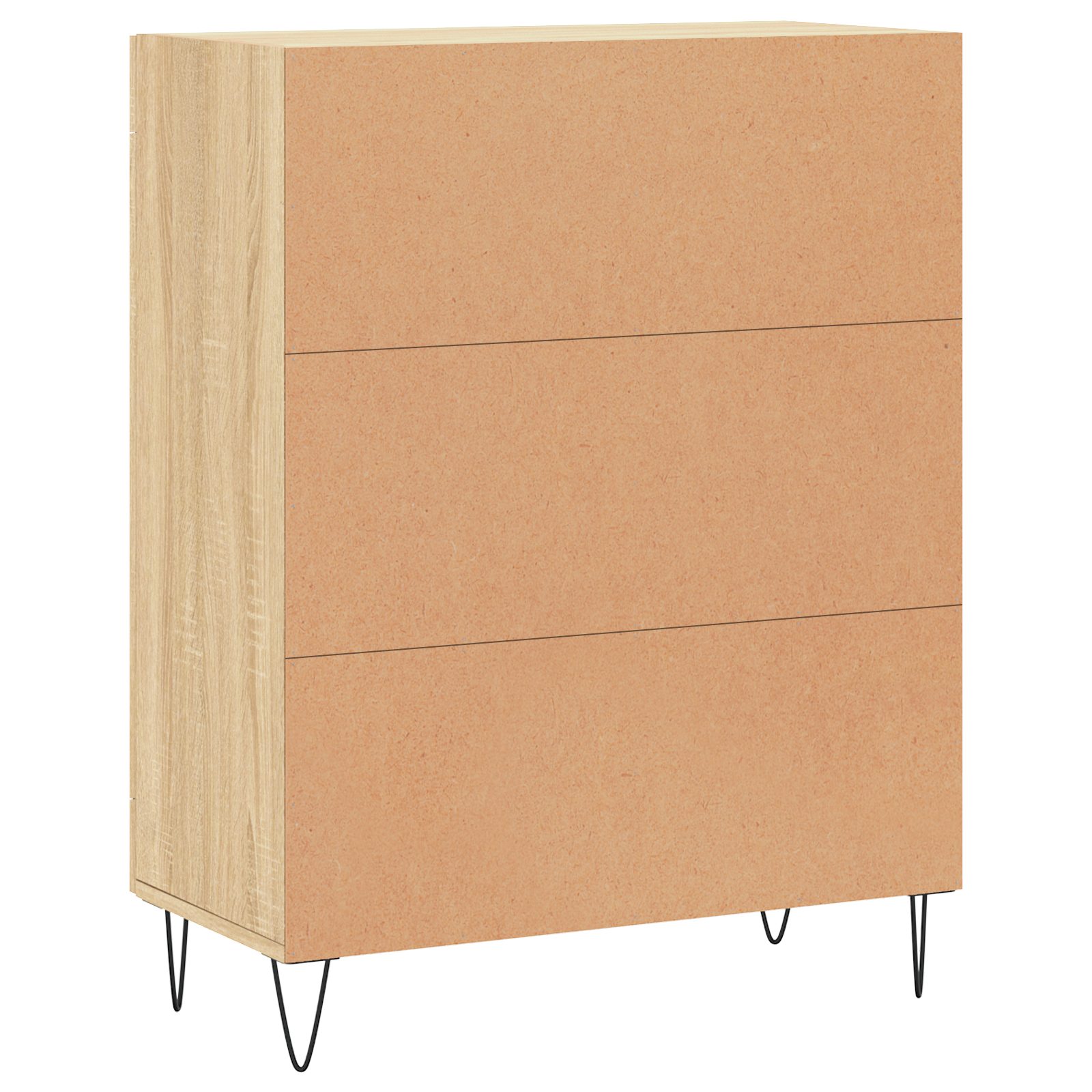 Buffet chêne sonoma 69,5x34x90 cm bois d'ingénierie - XIOS