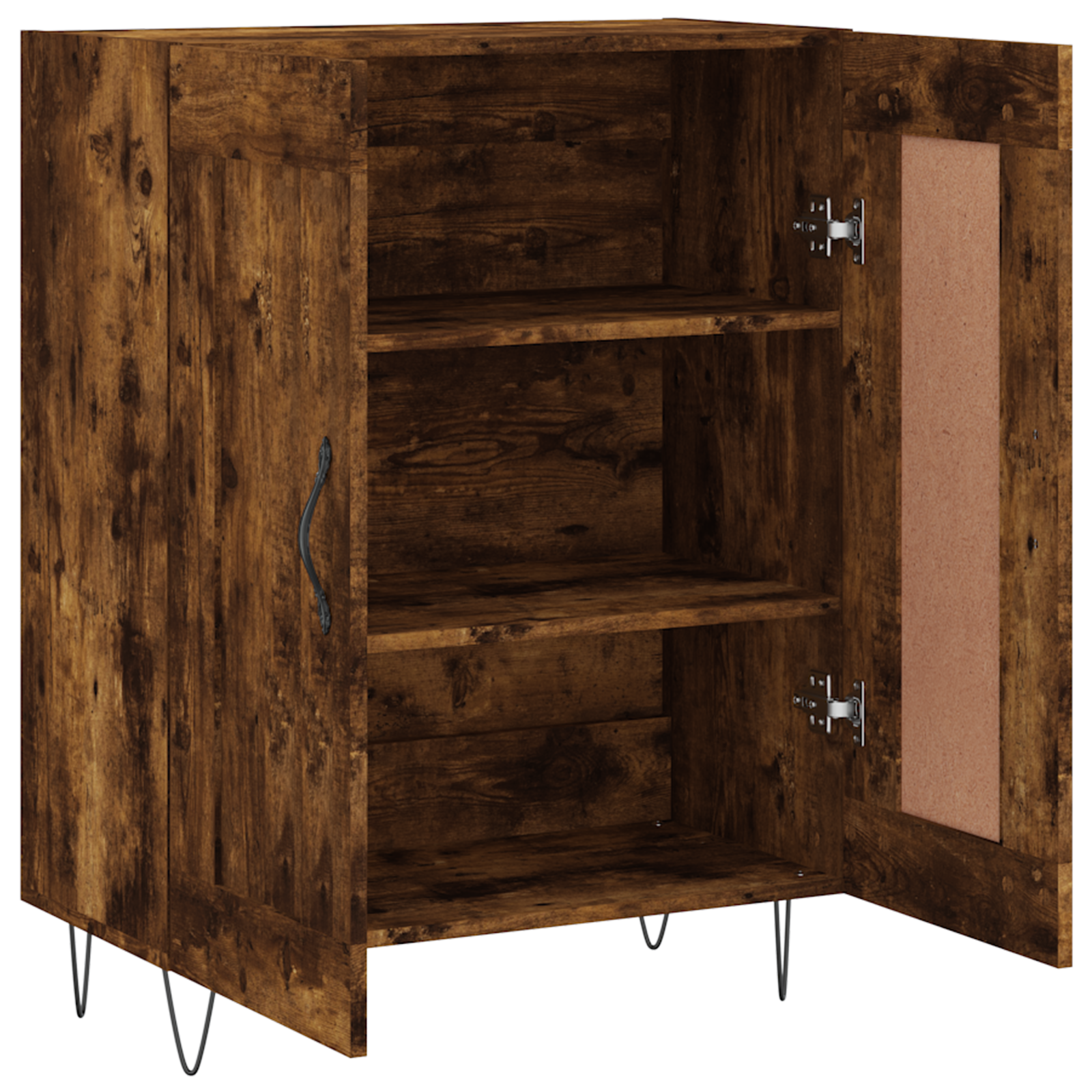 Buffet chêne fumé 69,5x34x90 cm bois d'ingénierie - XIOS