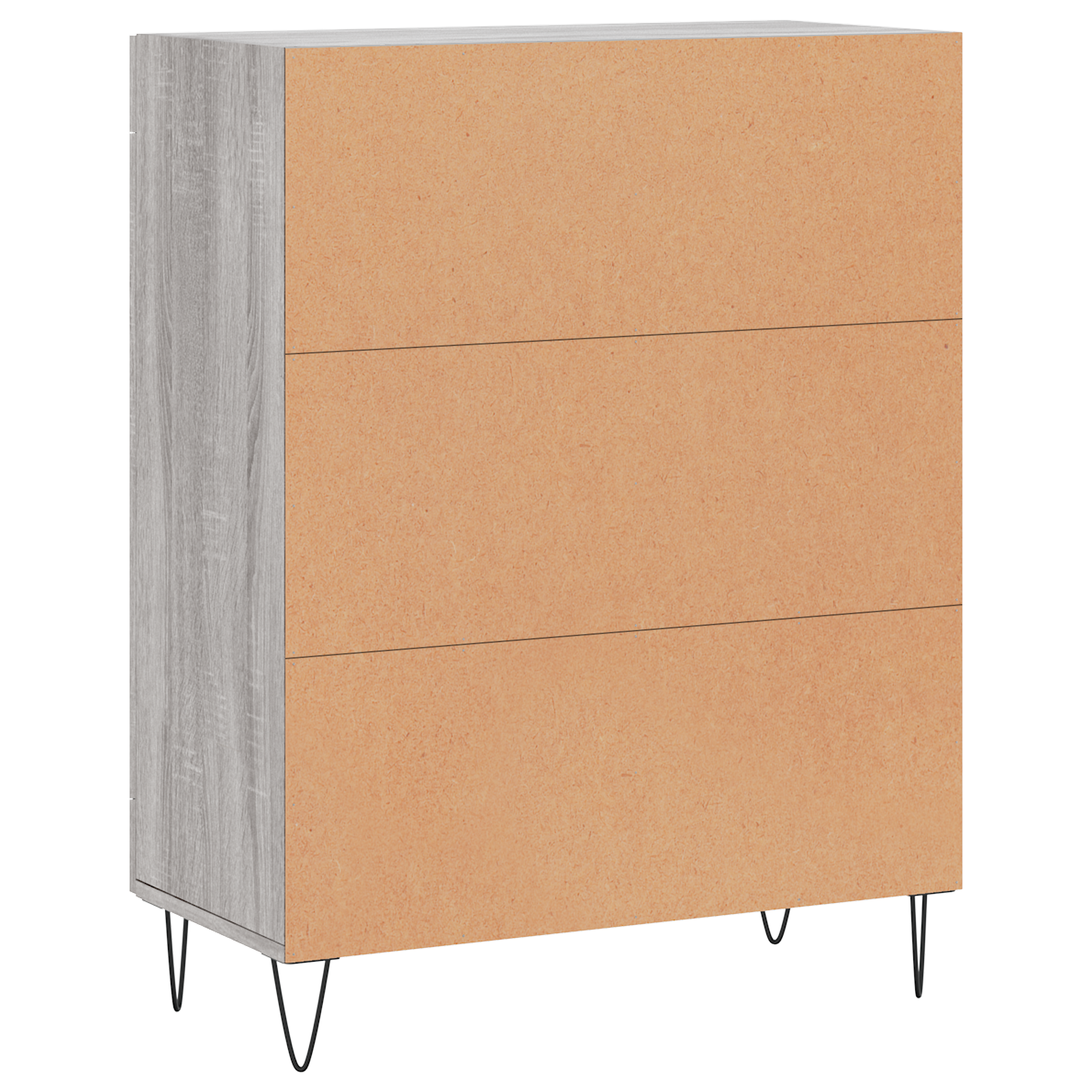 Buffet sonoma gris 69,5x34x90 cm bois d'ingénierie - XIOS