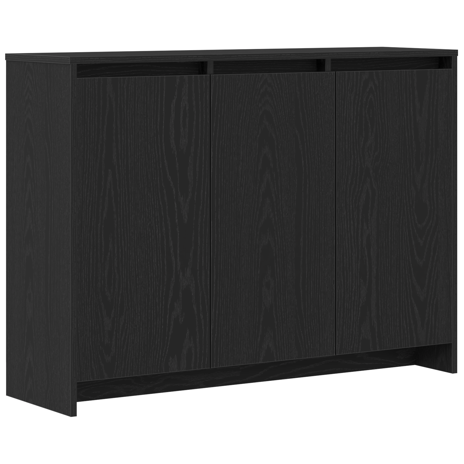 Buffet Noir 102 x 29.5 x 75 cm Bois d'ingénierie