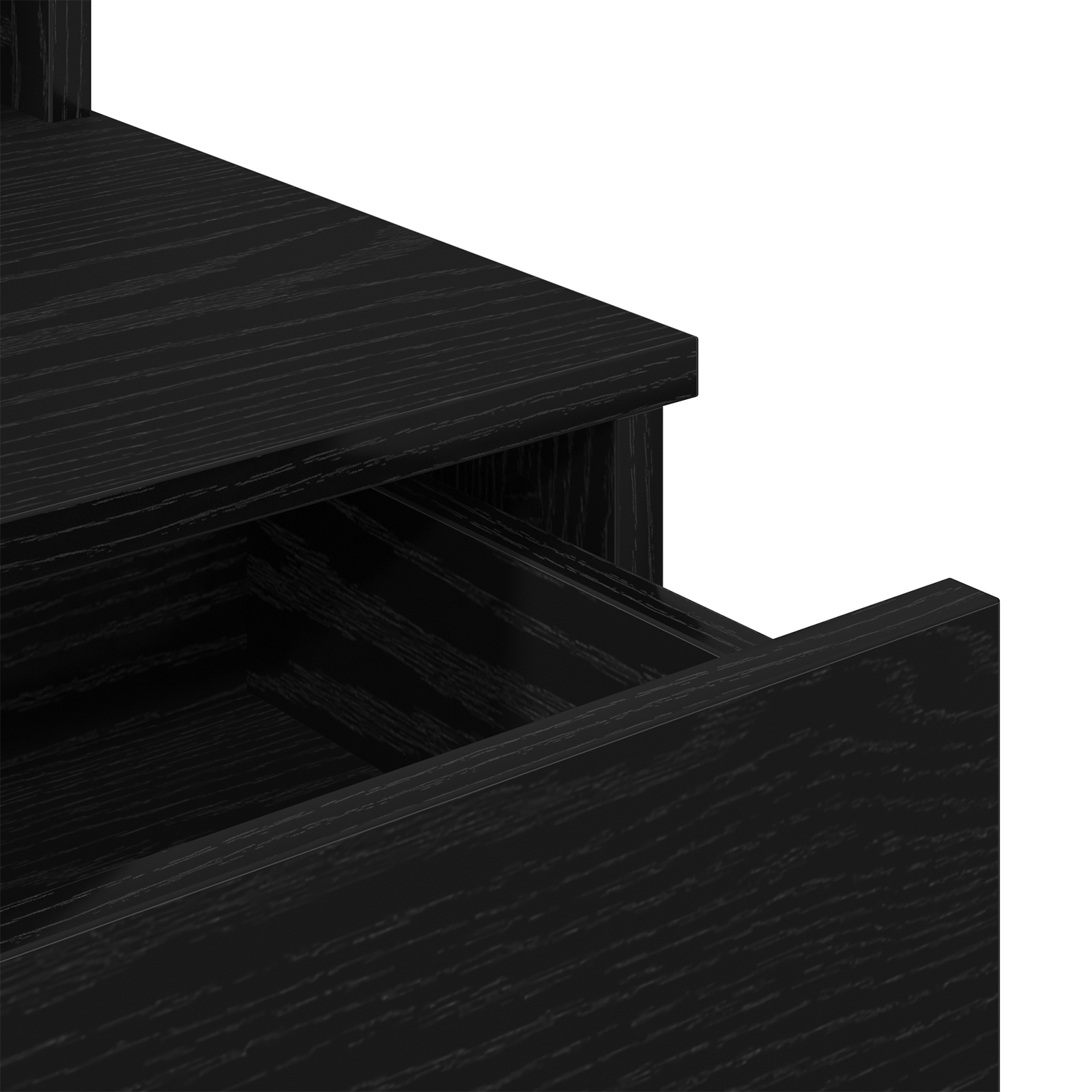 Table de Toilette Chêne noir 96 x 40 x 142 cm Bois d'ingénierie - XIOS