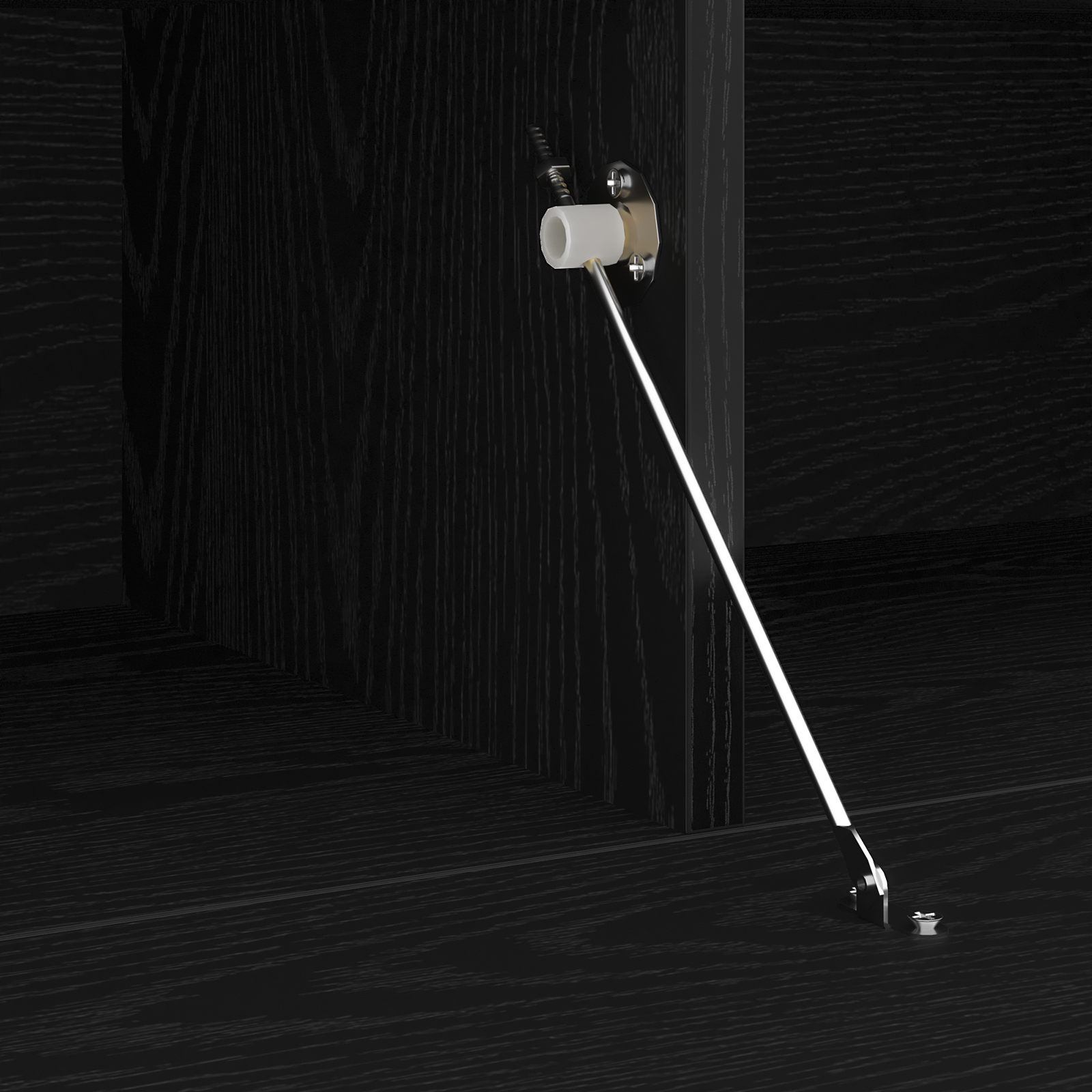 Meuble TV Noir 90 x 35 x 40 cm Bois d'ingénierie - XIOS