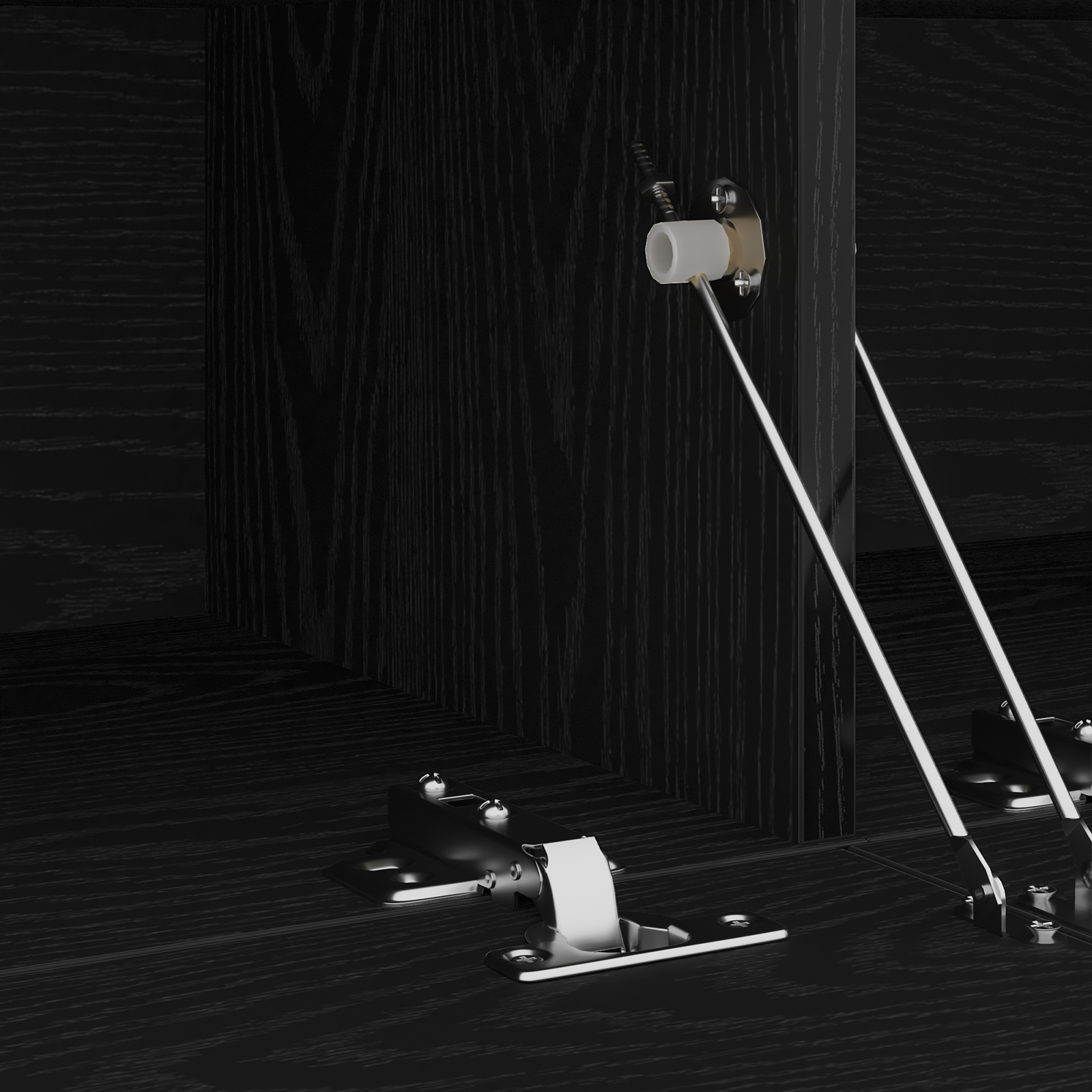 Meuble TV Noir 120 x 35 x 40 cm Bois d'ingénierie - XIOS