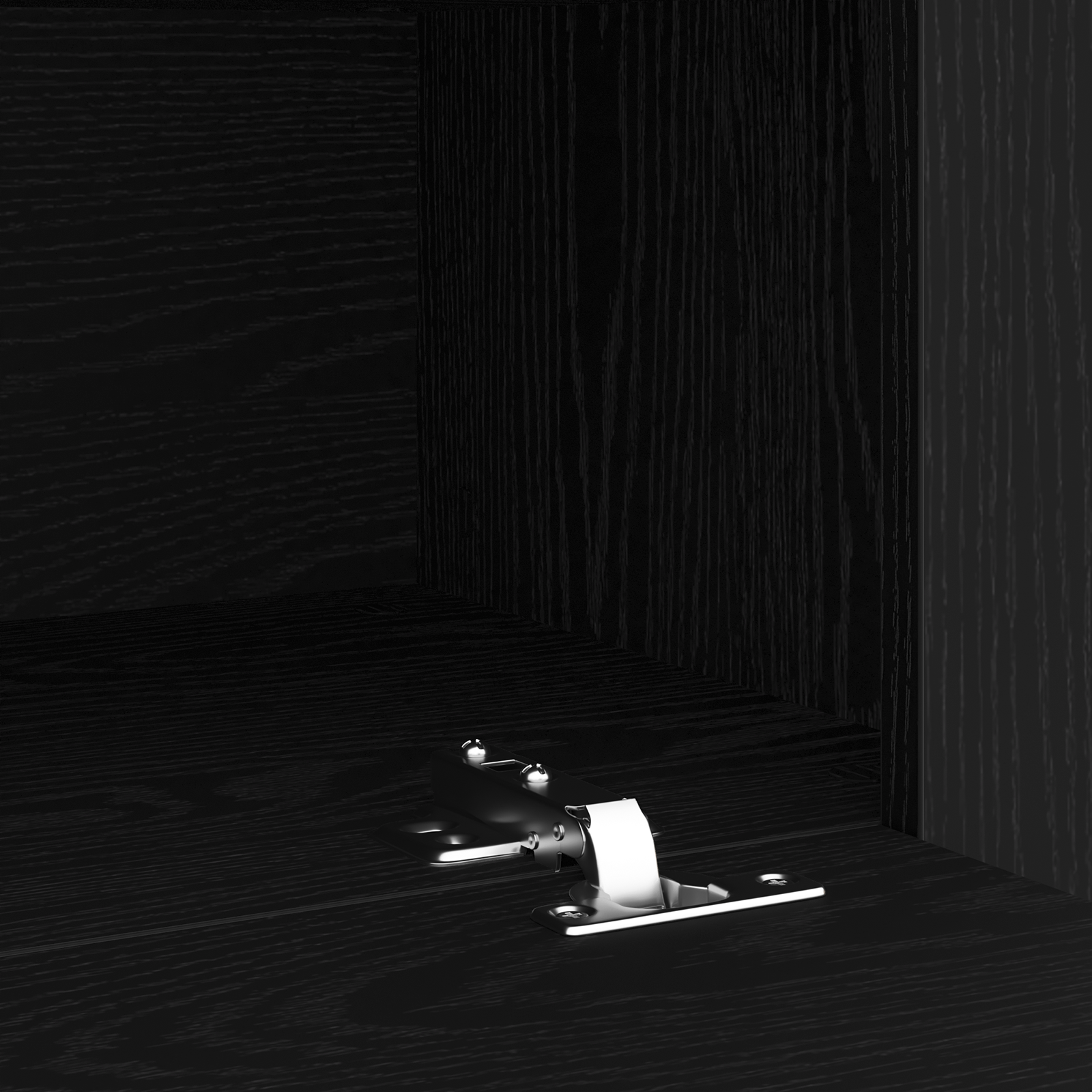 Meuble TV Noir 90 x 35 x 40 cm Bois d'ingénierie - XIOS