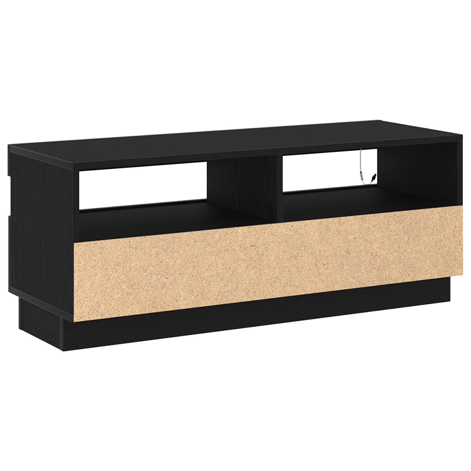 Meuble TV Noir 100 x 35 x 40 cm Bois d'ingénierie - XIOS