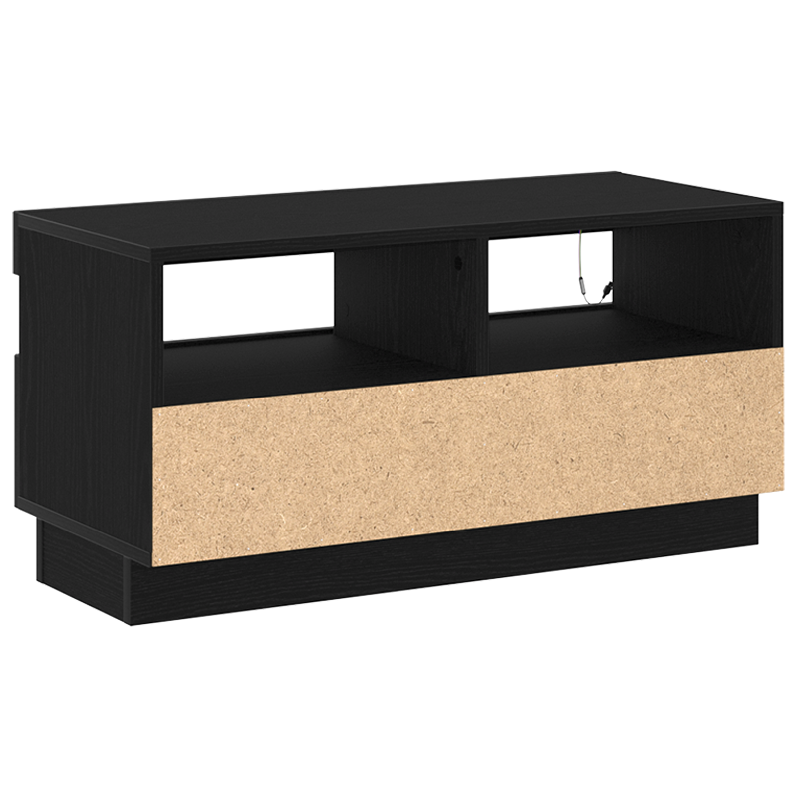 Meuble TV Noir 80 x 35 x 40 cm Bois d'ingénierie - XIOS