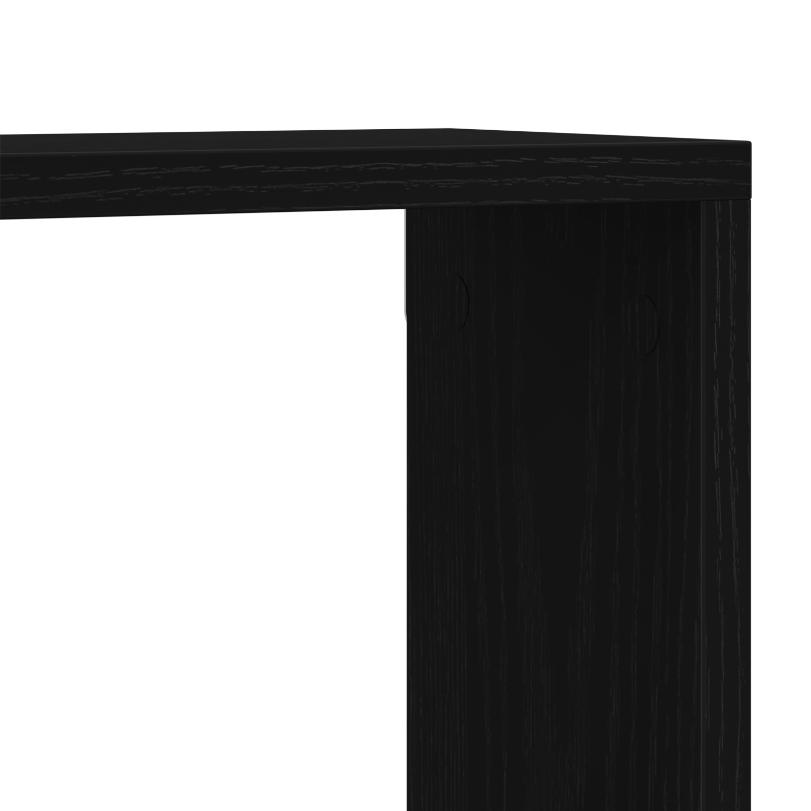 Étagères murales avec étagère 4 pcs Chêne noir 60 x 15 x 23 cm - XIOS