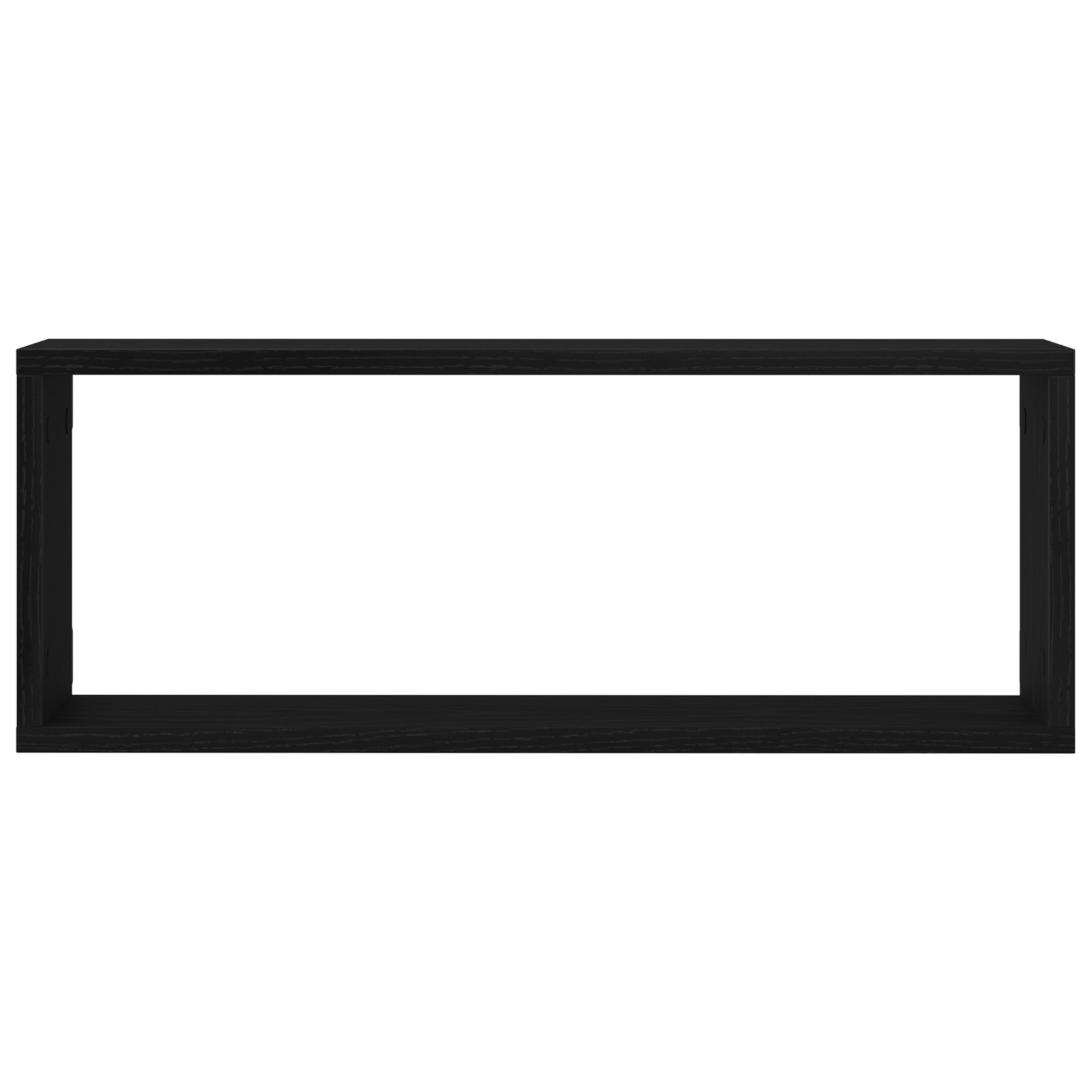 Étagères murales avec étagère 4 pcs Chêne noir 60 x 15 x 23 cm - XIOS