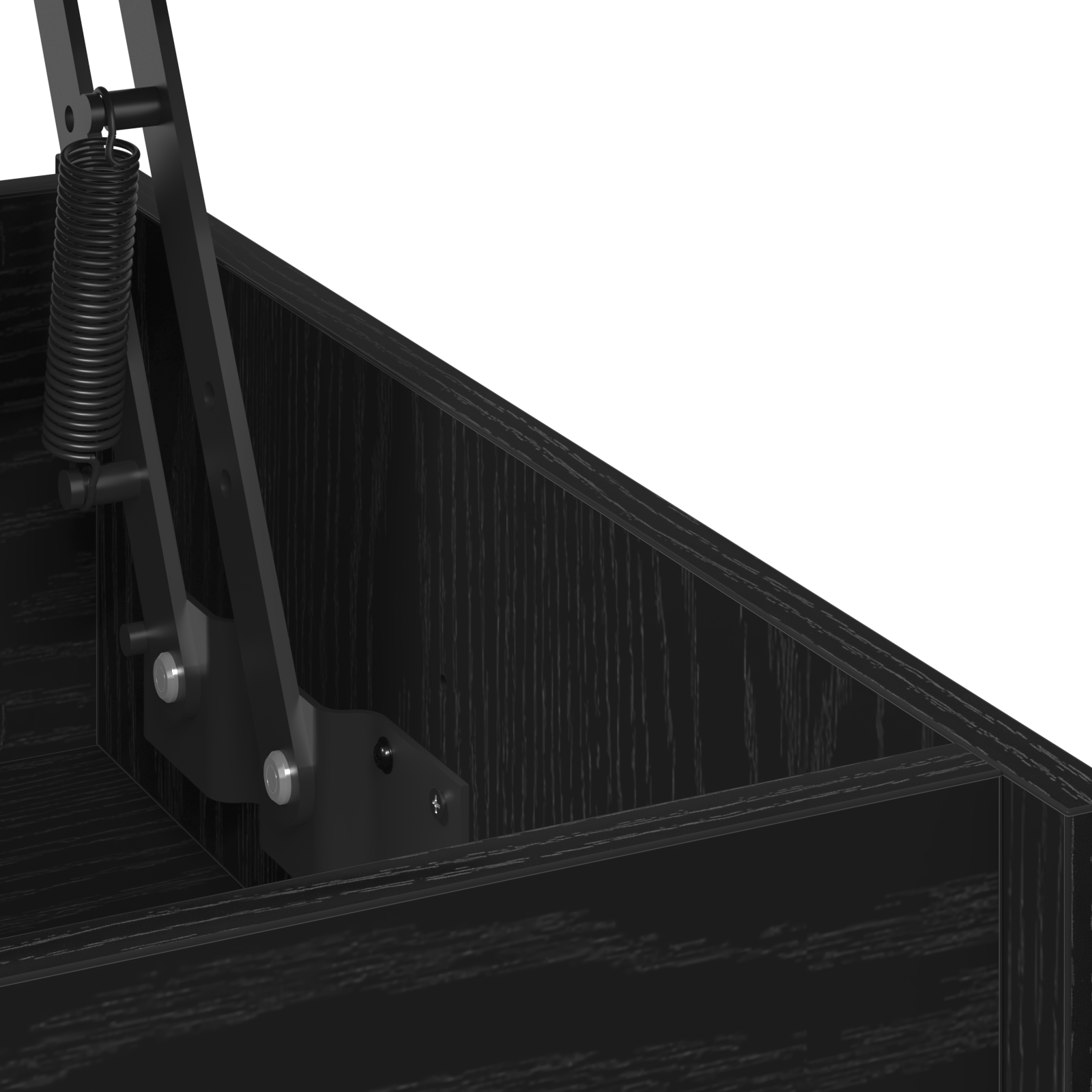 Table basse en chêne noir vidaXL - 80 x 50.5 x 41.5 cm XIOS