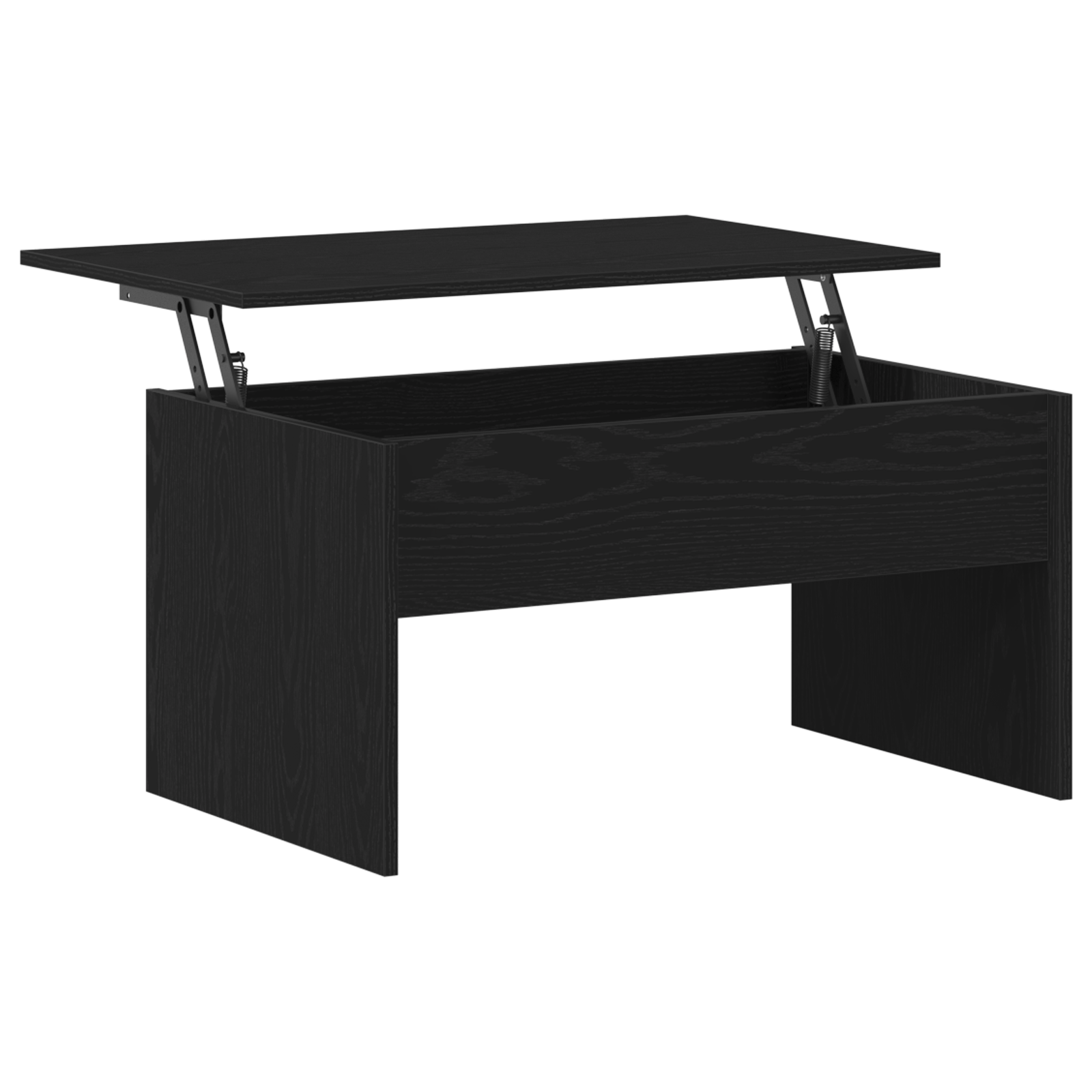 Table basse en chêne noir vidaXL - 80 x 50.5 x 41.5 cm XIOS