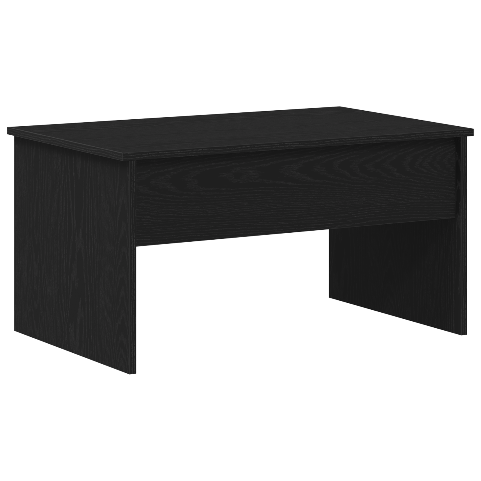 Table basse en chêne noir vidaXL - 80 x 50.5 x 41.5 cm XIOS