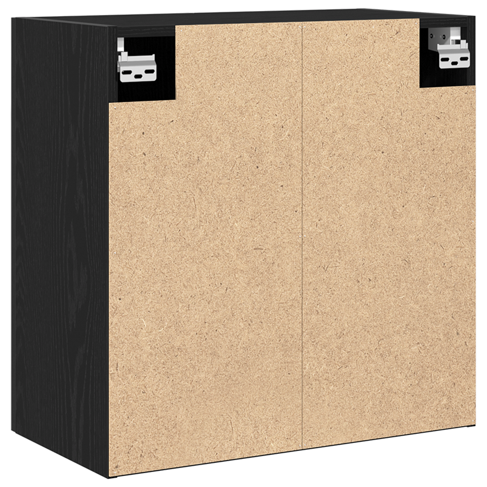 Armoire murale en chêne noir vidaXL - 60x30x60 cm, Fabriquée en bois d'ingénierie