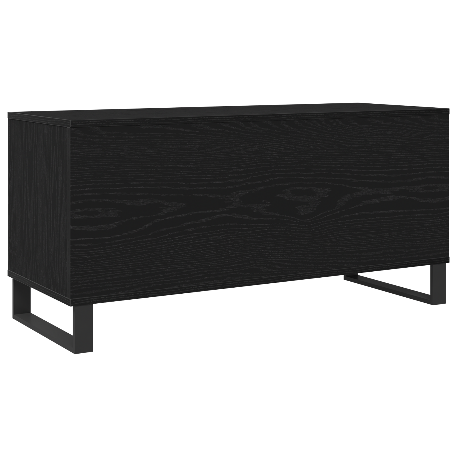 Buffet à enregistrement vidaXL Noir Chêne 100x38x48 cm Bois d'ingénierie XIOS