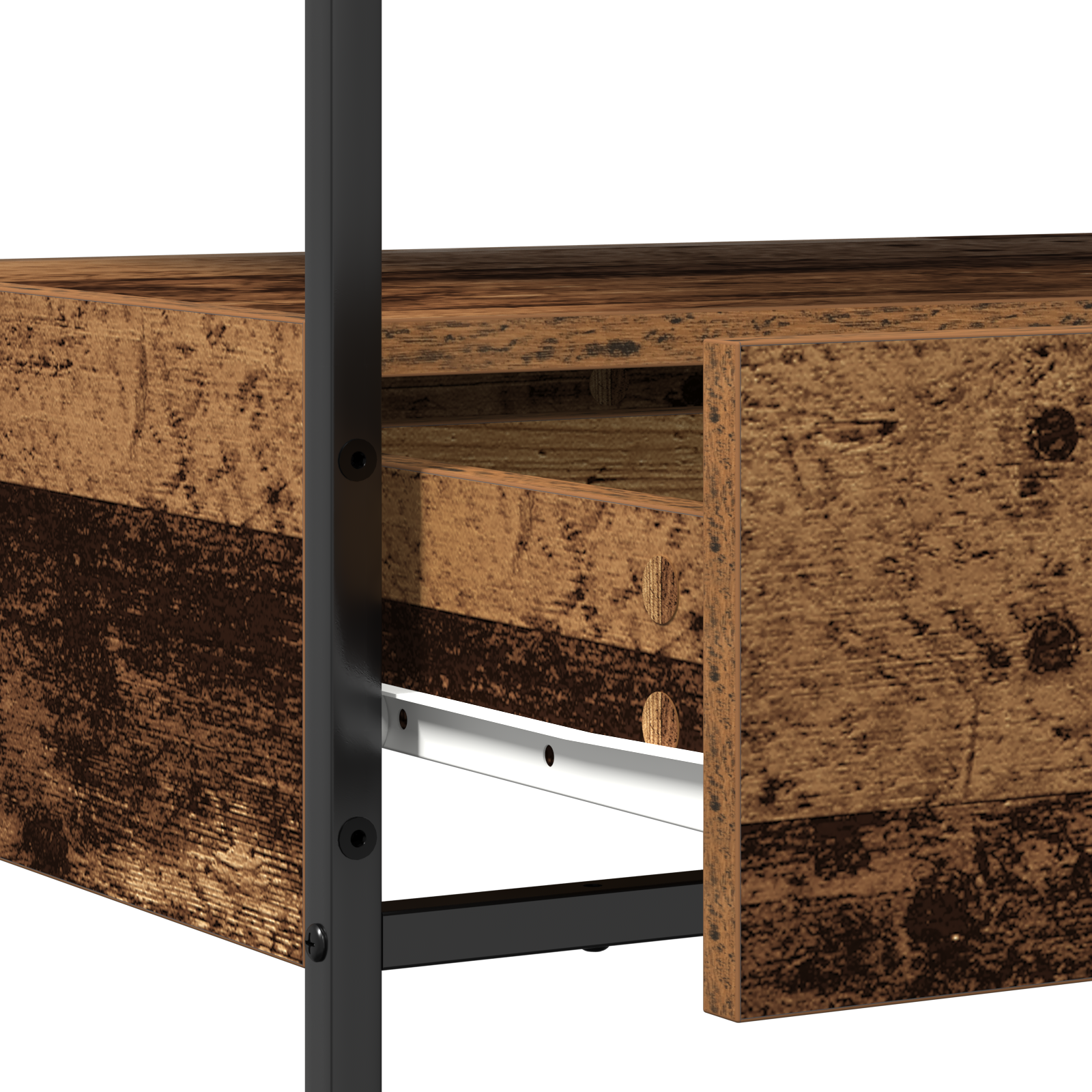 Table Console avec tiroir Bois Ancien 75 x 40 x 75 cm - XIOS