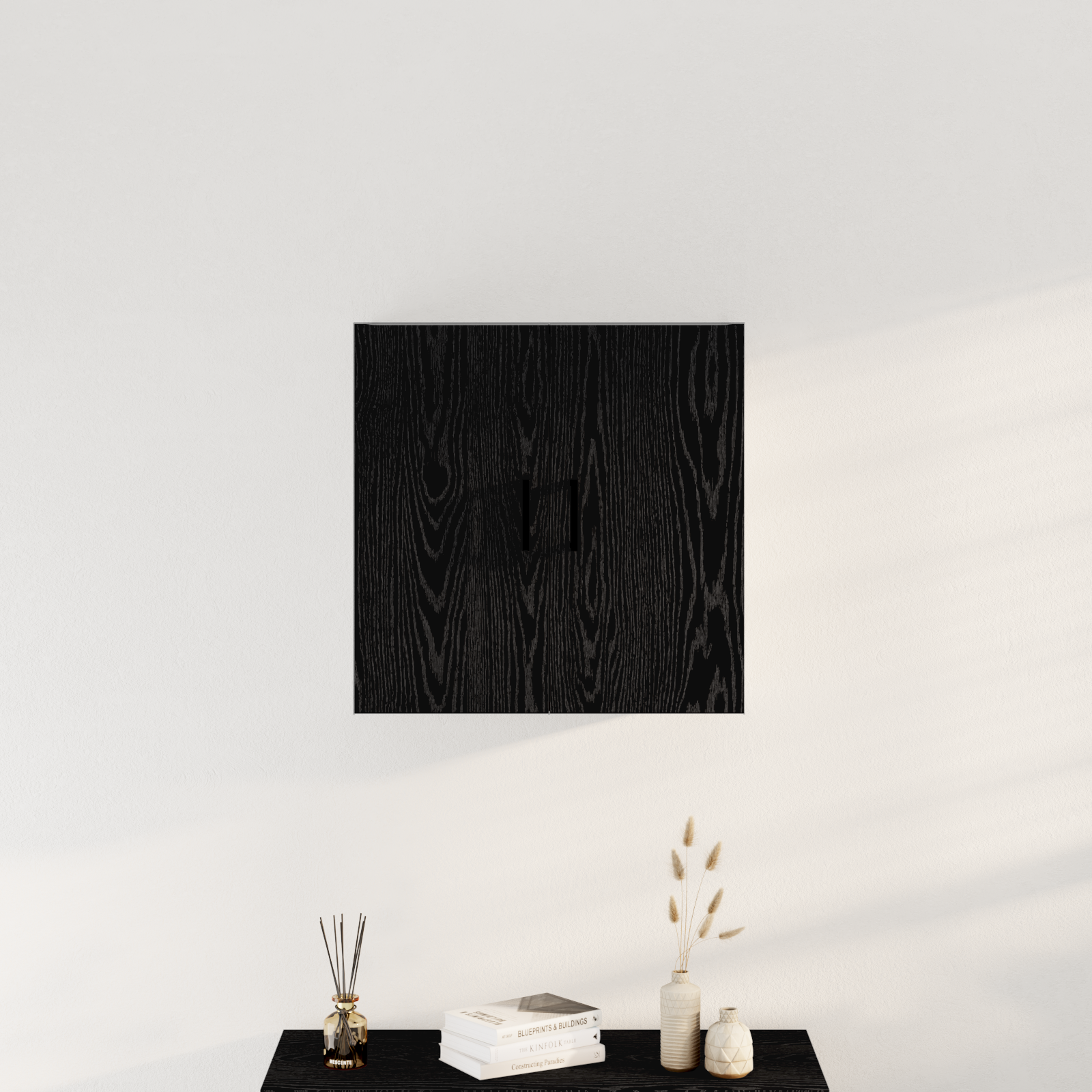 Meuble murale vidaXL Chêne noir 60x31x60 cm Bois d'ingénierie