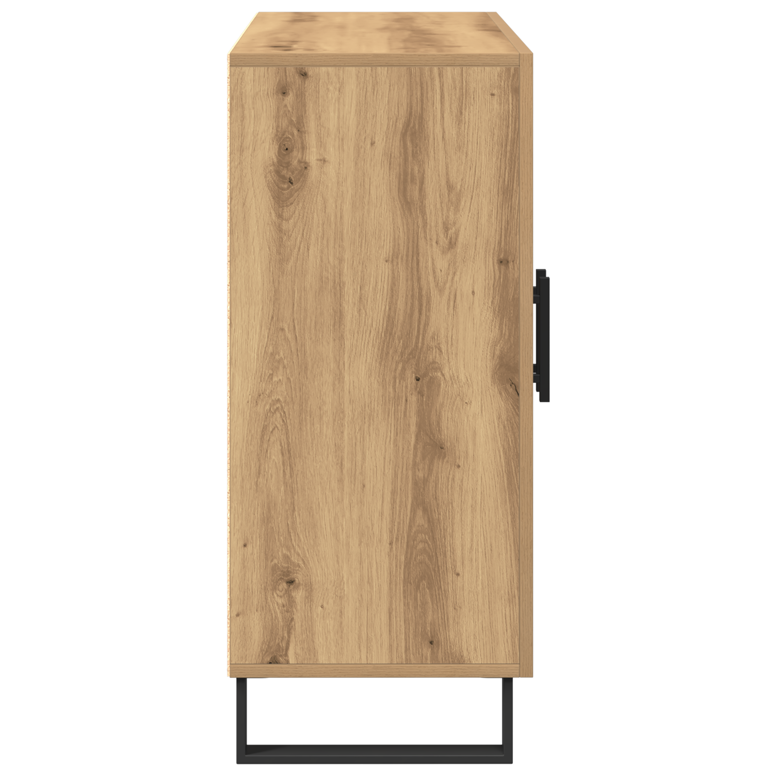 Buffet vidaXL avec 3 Portes Chêne Artisan 90x34x80 cm Bois d'ingénierie