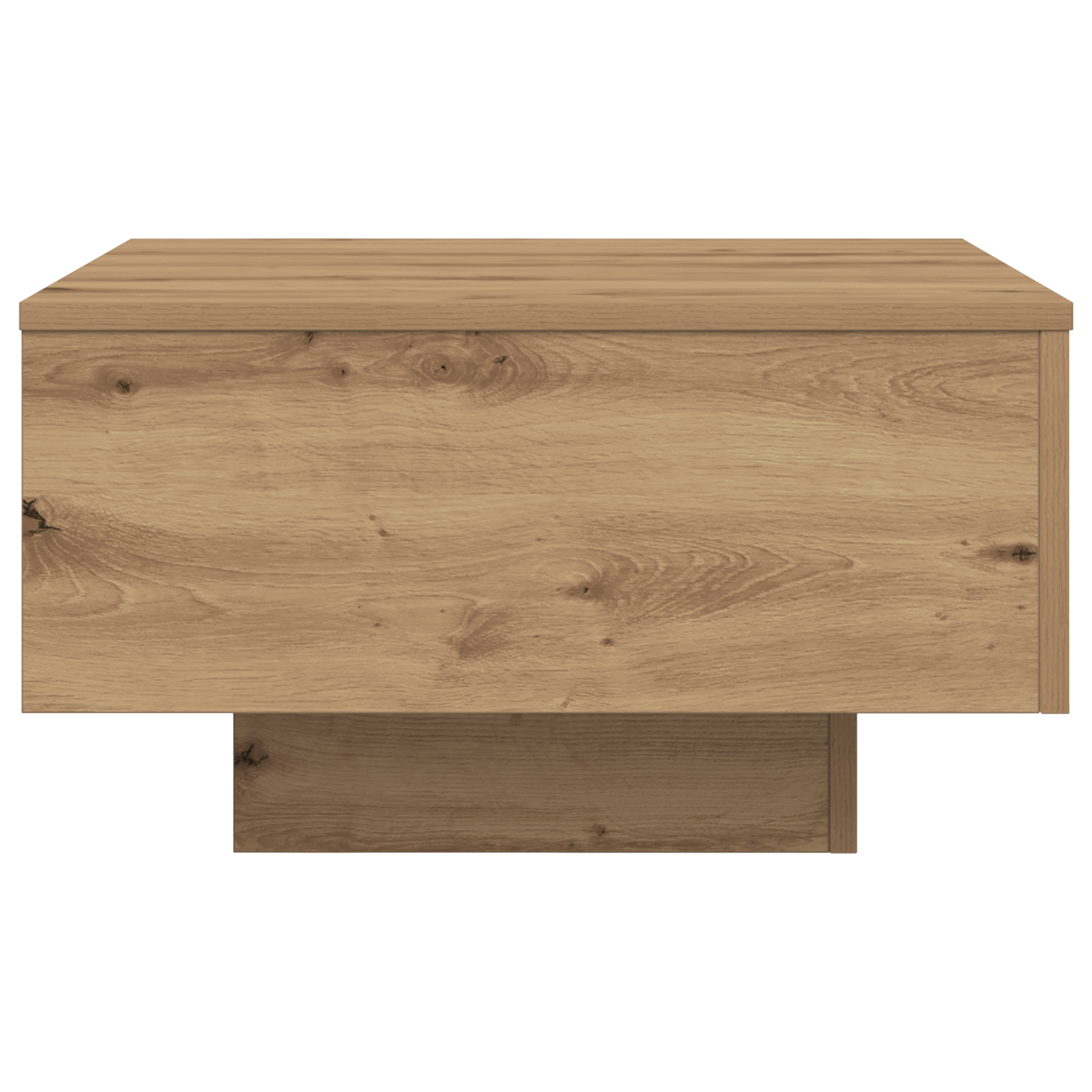 Table Basse chêne artisanal 55 x 55 x 31 cm Bois d'ingénierie - XIOS