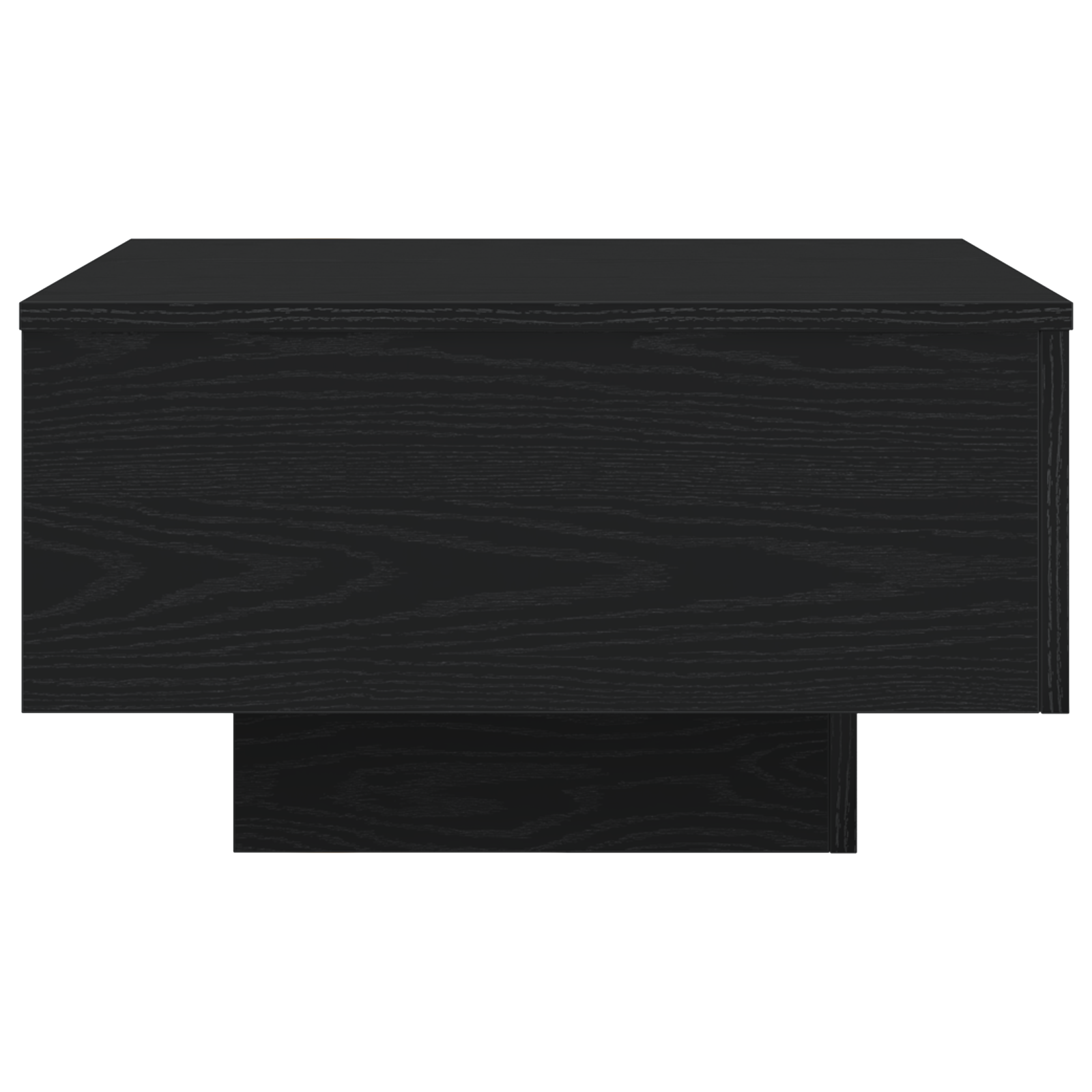 Table basse vidaXL avec lumières LED Chêne noir 55x55x31 cm XIOS