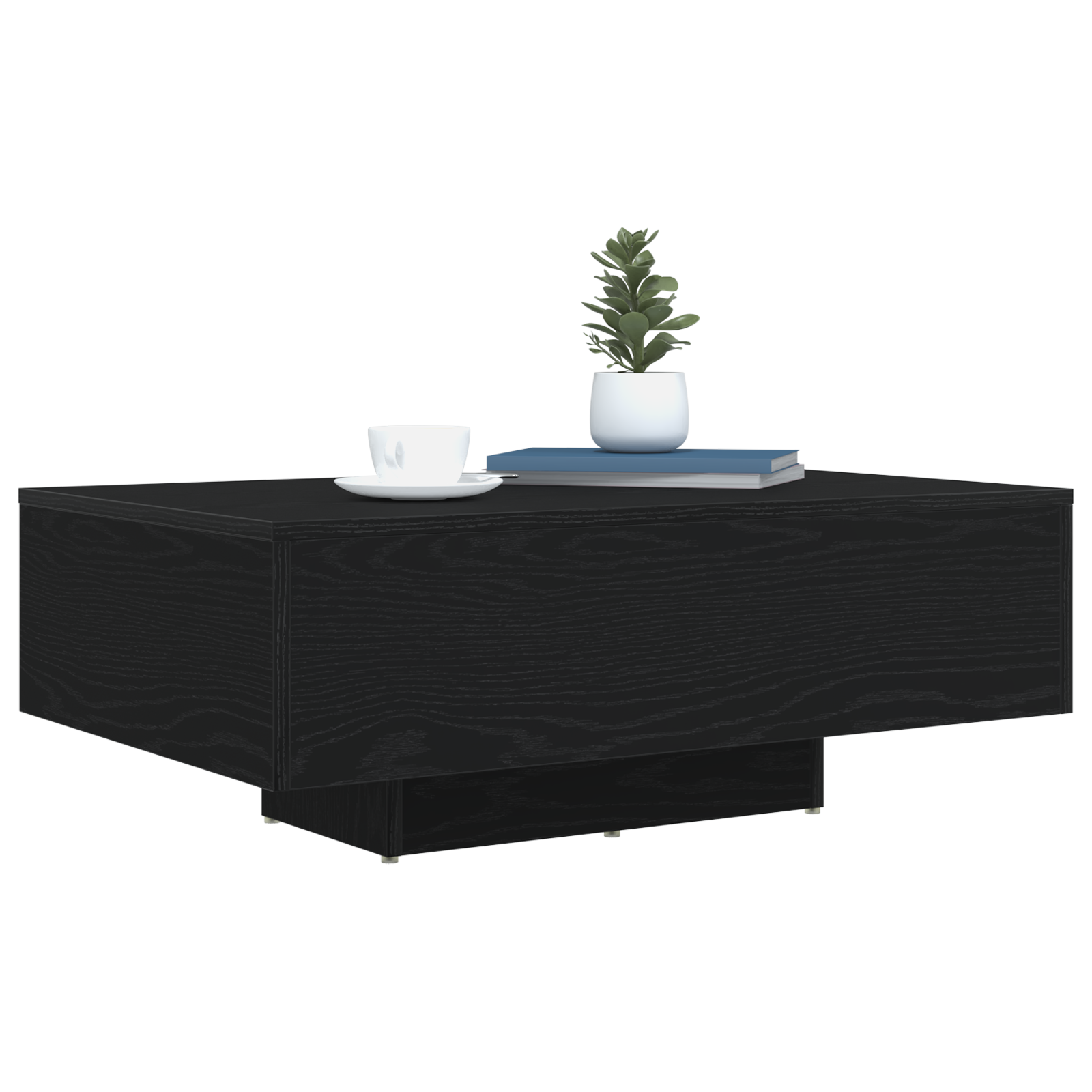 Table Basse Chêne noir 85 x 55 x 31 cm Bois d'ingénierie - XIOS