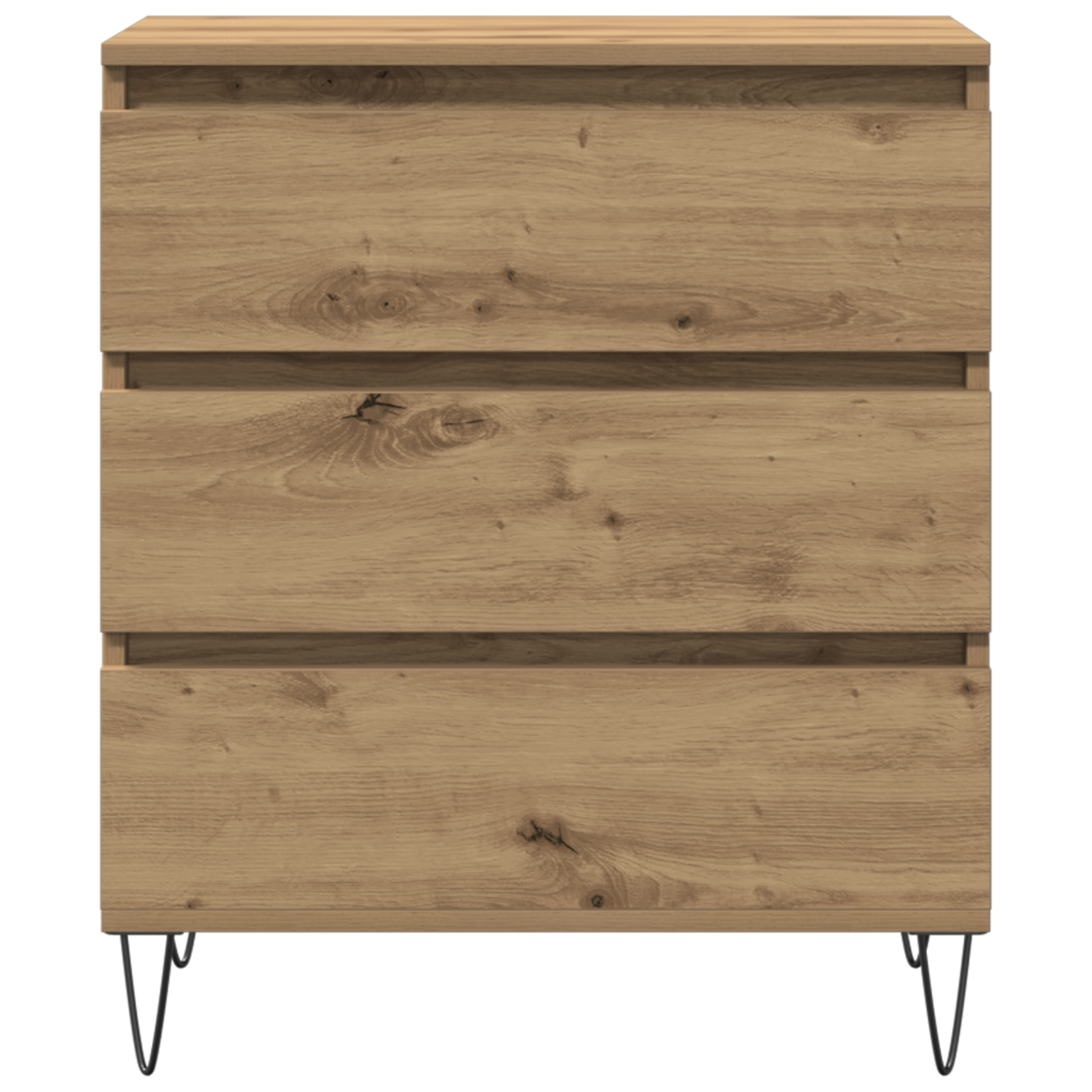 Meuble TV vidaXL avec tiroirs Chêne Artisan 60x35x70 cm Bois d'ingénierie