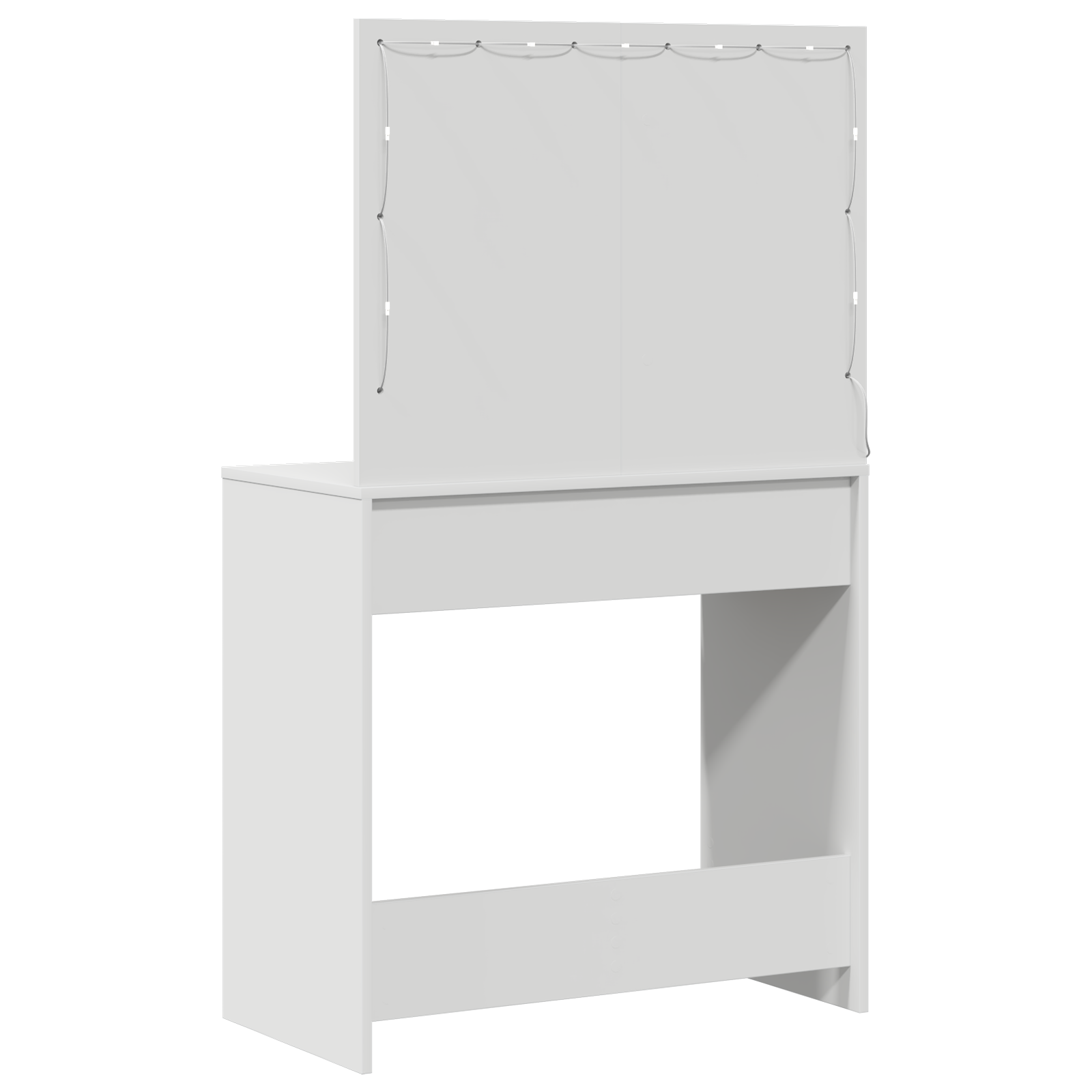 Coiffeuse Blanc 78.5 x 41 x 135 cm Bois d'ingénierie - XIOS