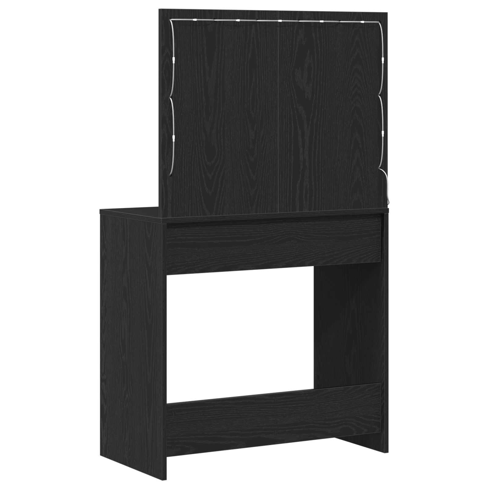 Coiffeuse Chêne noir 78.5 x 41 x 135 cm Bois d'ingénierie - XIOS