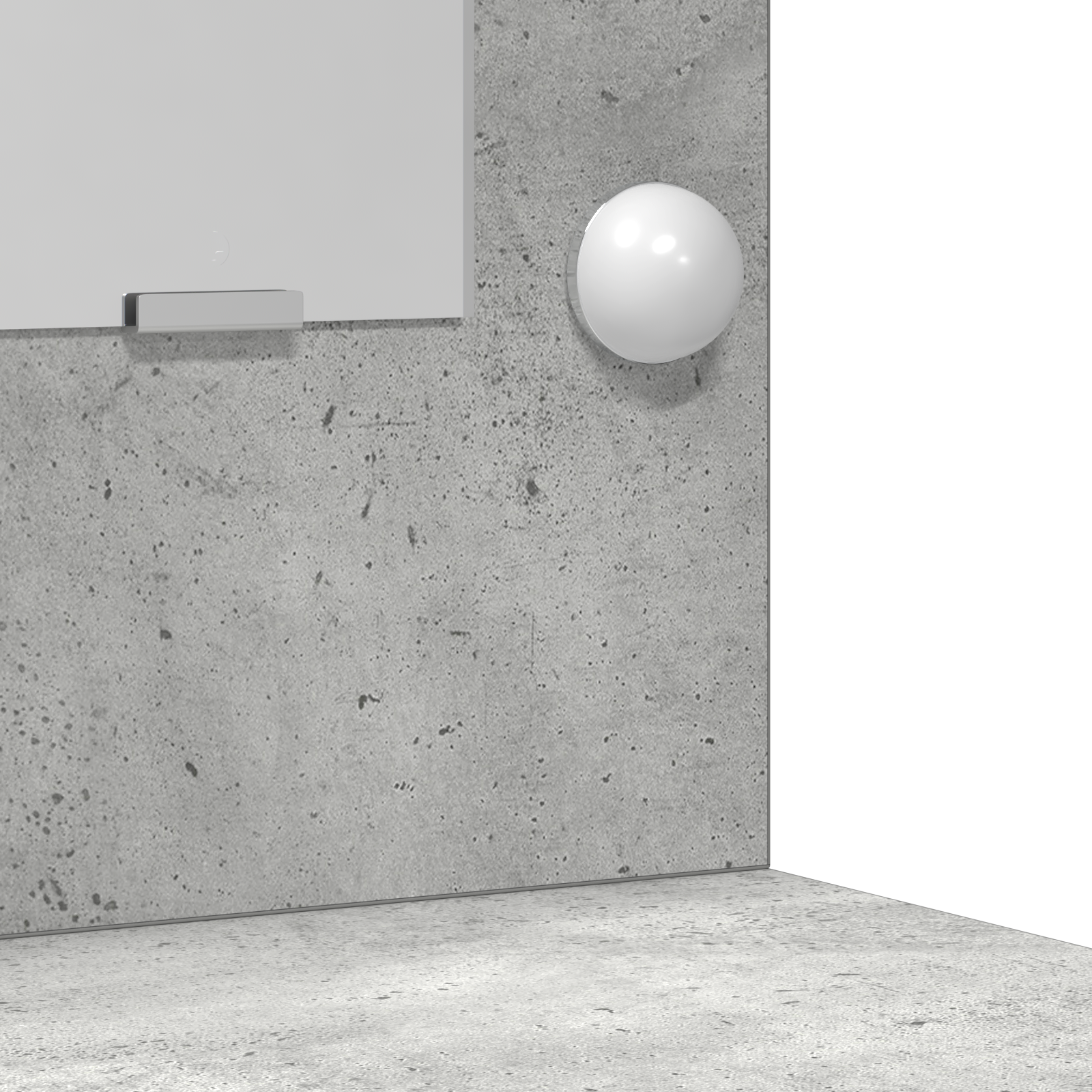 Coiffeuse Gris béton 78.5 x 41 x 135 cm Bois d'ingénierie - XIOS
