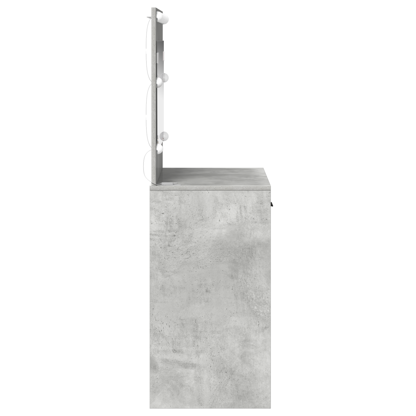 Coiffeuse Gris béton 78.5 x 41 x 135 cm Bois d'ingénierie - XIOS