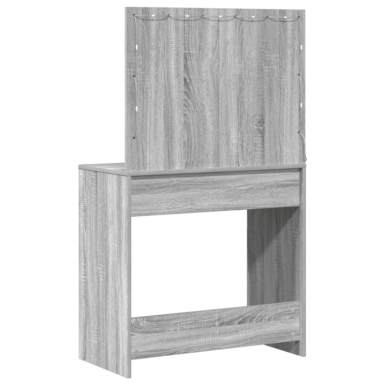 Coiffeuse Sonoma gris 78.5 x 41 x 135 cm Bois d'ingénierie - XIOS