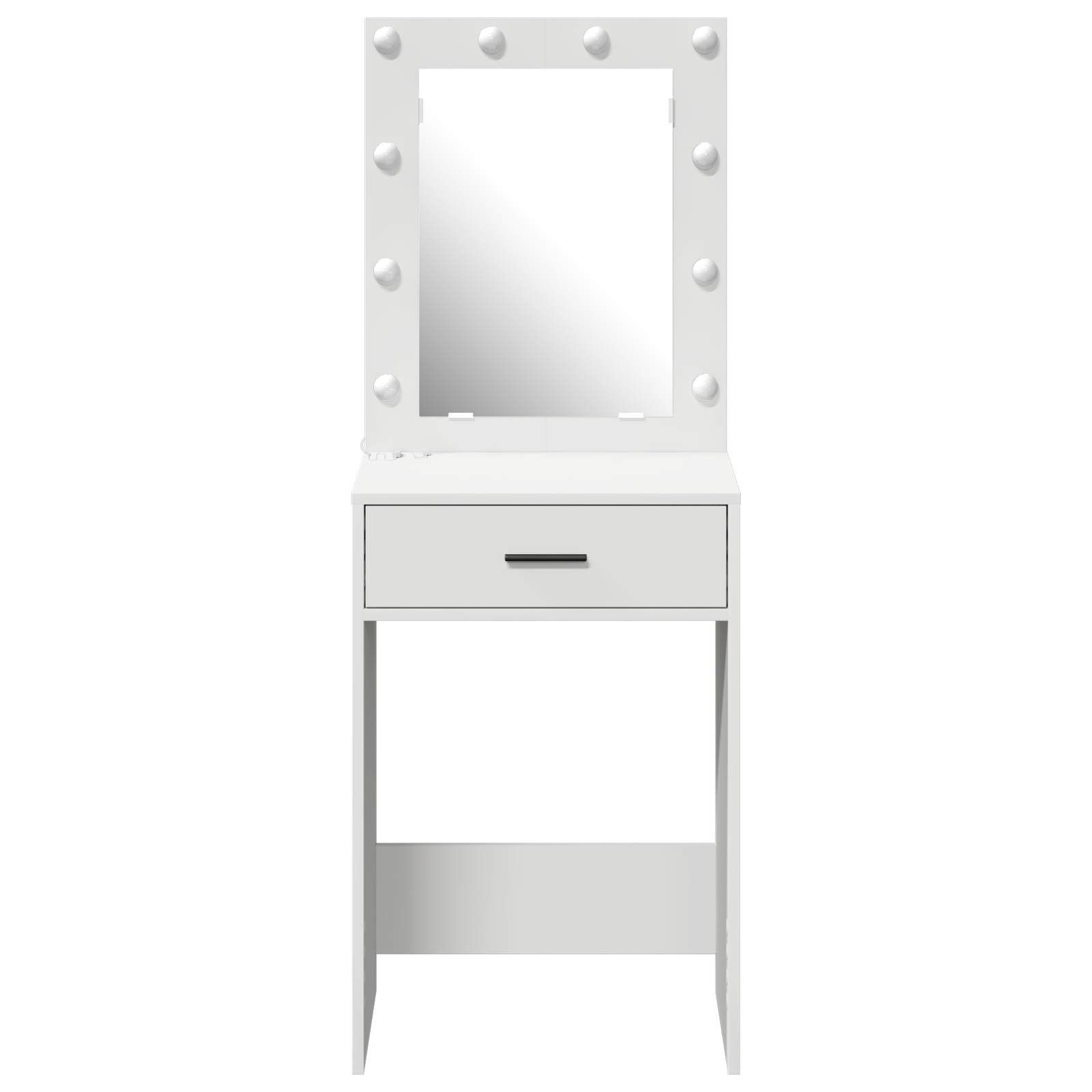Coiffeuse avec tiroir Blanc 50 x 41 x 135 cm Bois d'ingénierie - XIOS