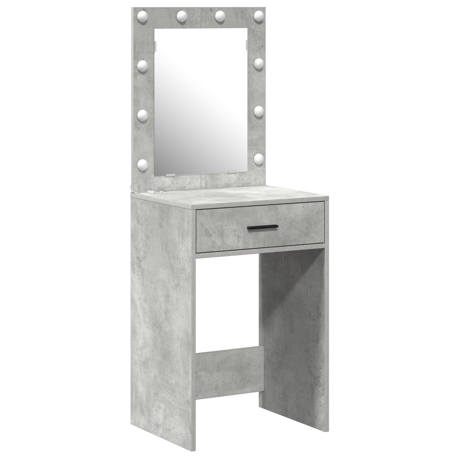 Coiffeuse Gris béton 50 x 41 x 135 cm Bois d'ingénierie - XIOS