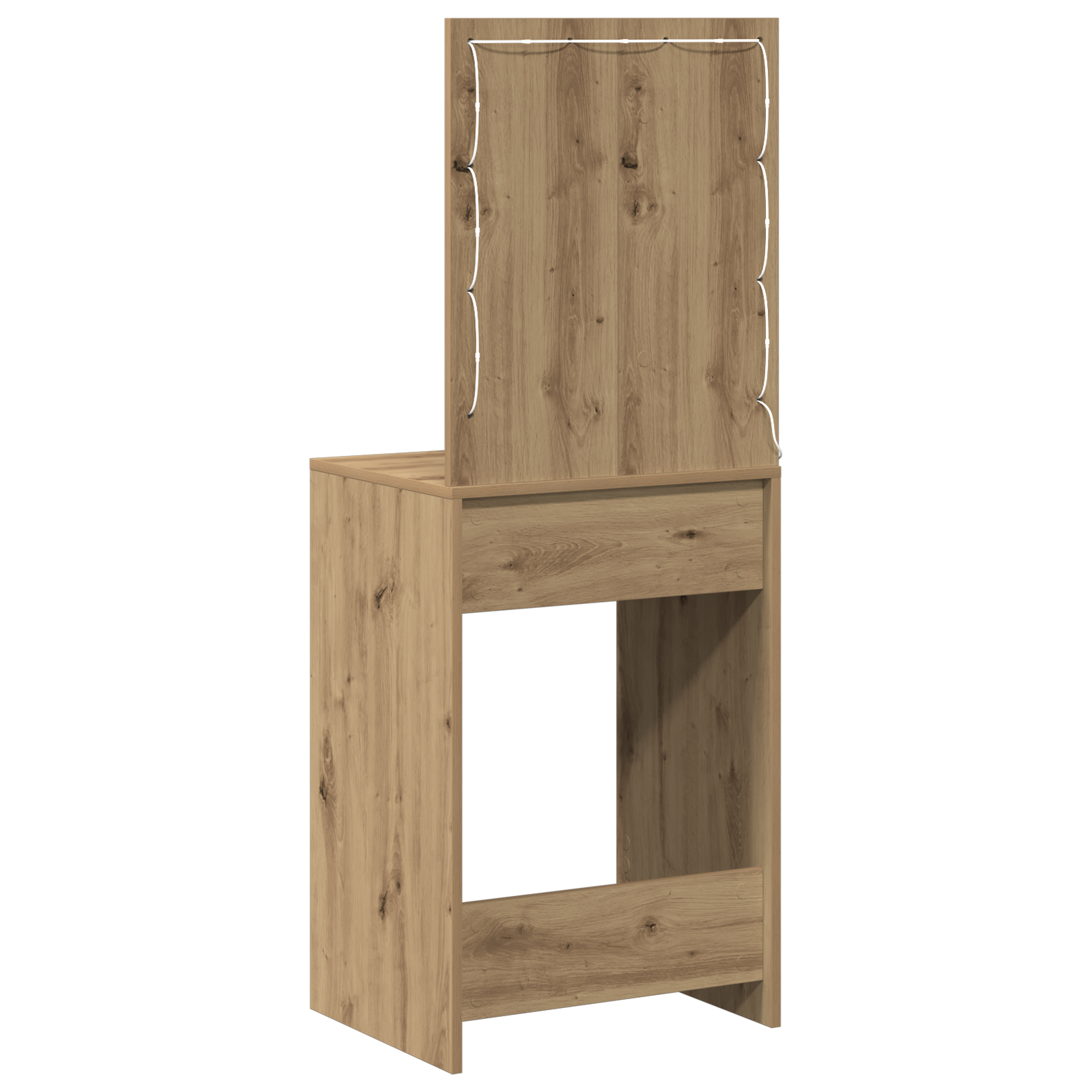 Coiffeuse chêne artisanal 50 x 41 x 135 cm Bois d'ingénierie - XIOS