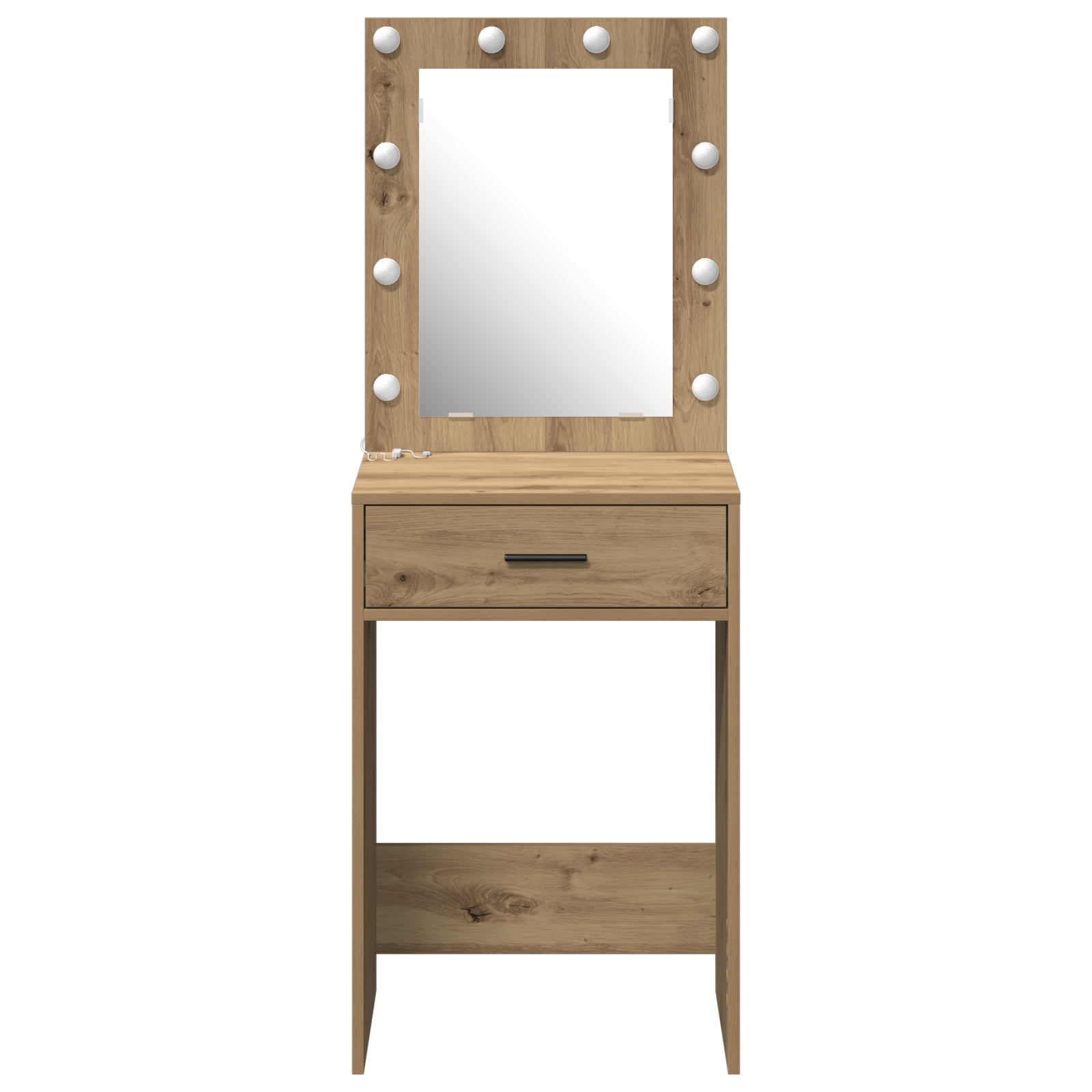 Coiffeuse chêne artisanal 50 x 41 x 135 cm Bois d'ingénierie - XIOS