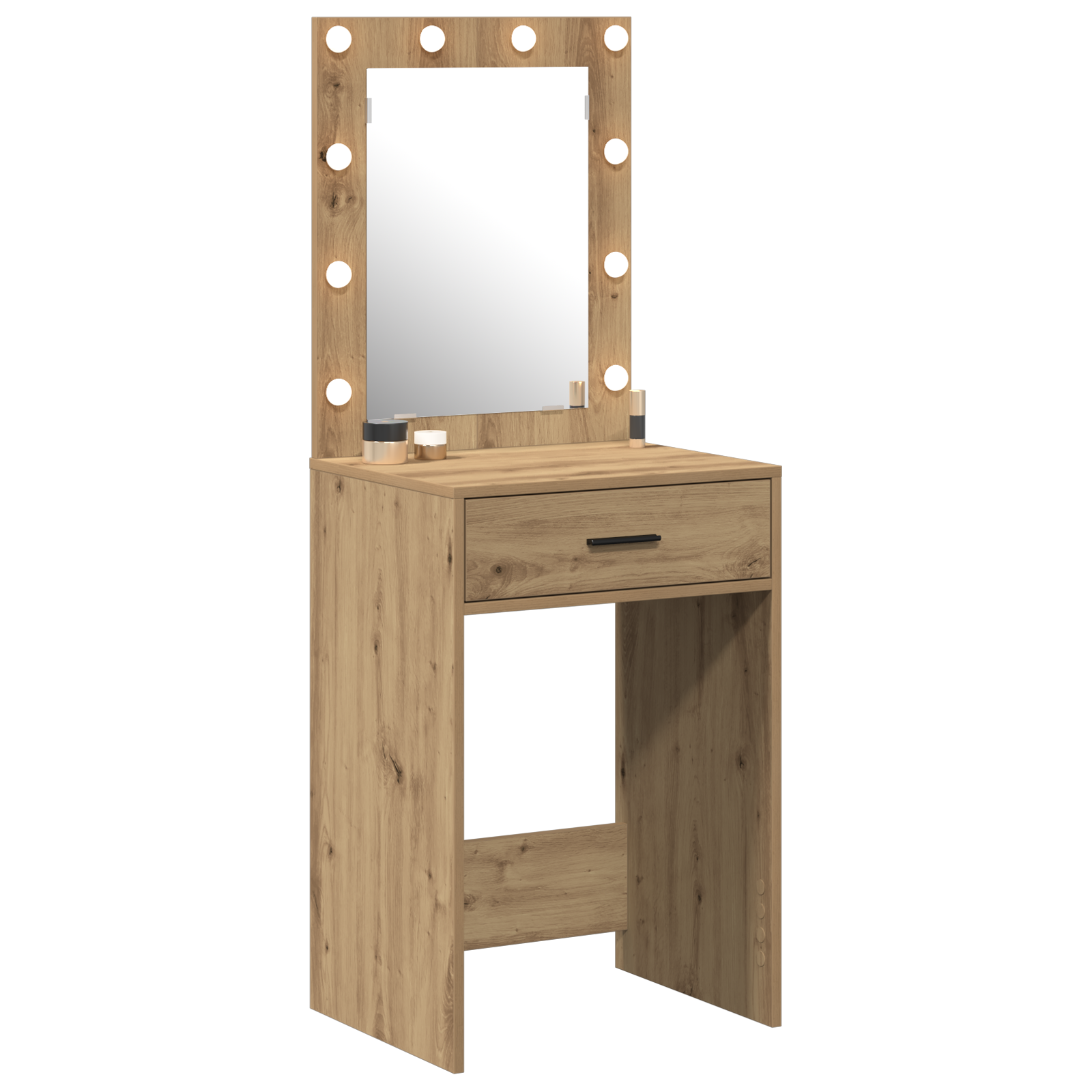 Coiffeuse chêne artisanal 50 x 41 x 135 cm Bois d'ingénierie - XIOS