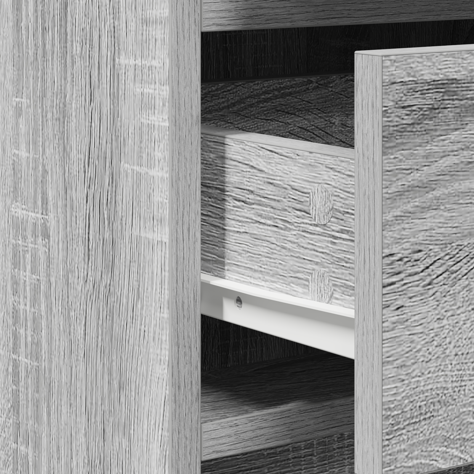 Buffet vidaXL Gris Sonoma 40x41x75 cm en Bois d'ingénierie