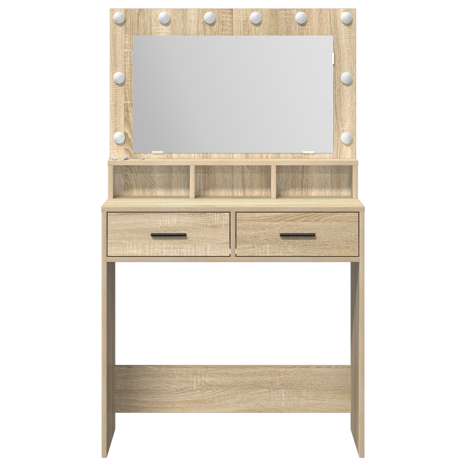 Coiffeuse Chêne sonoma 79 x 41 x 135 cm Bois d'ingénierie - XIOS