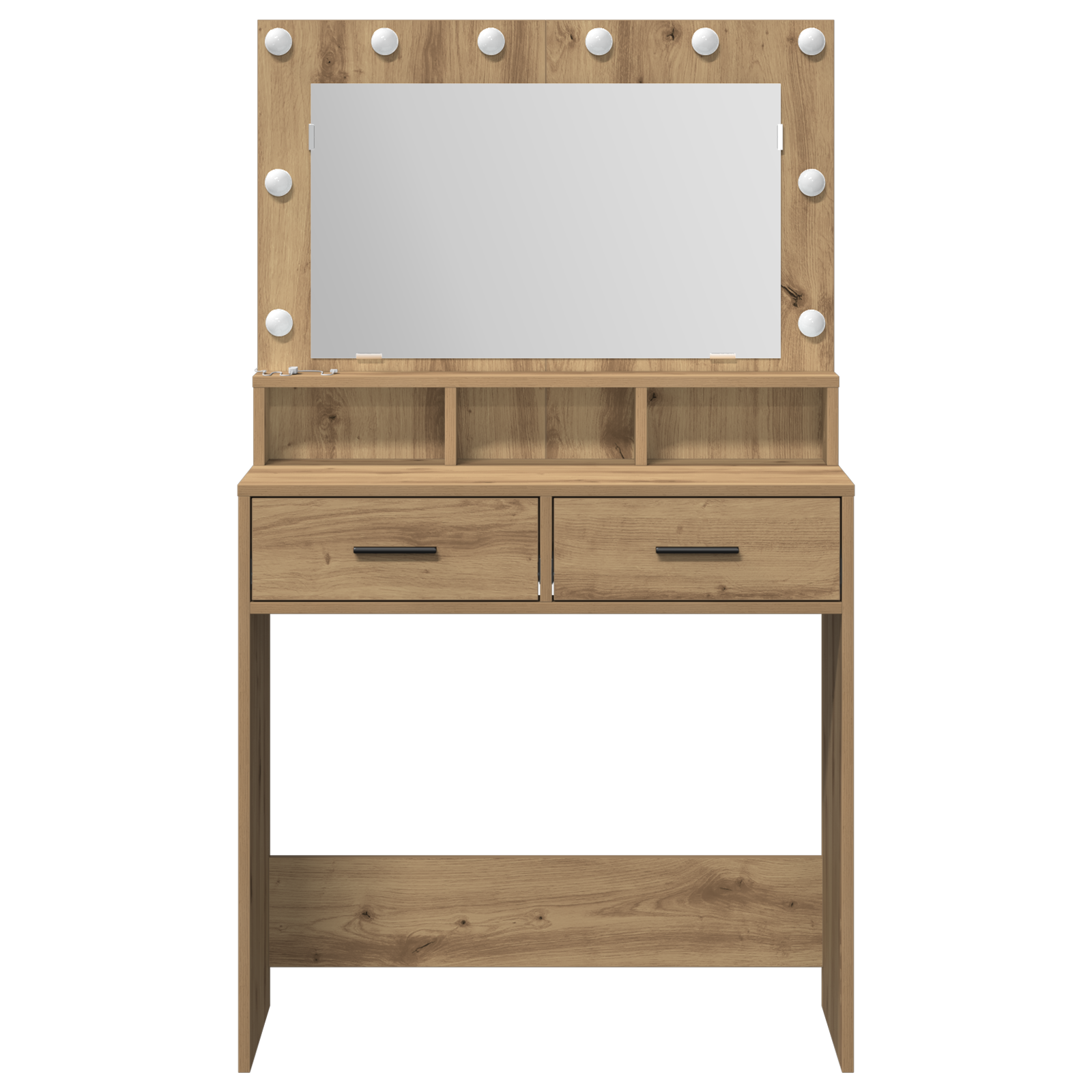 Coiffeuse chêne artisanal 79 x 41 x 135 cm Bois d'ingénierie - XIOS