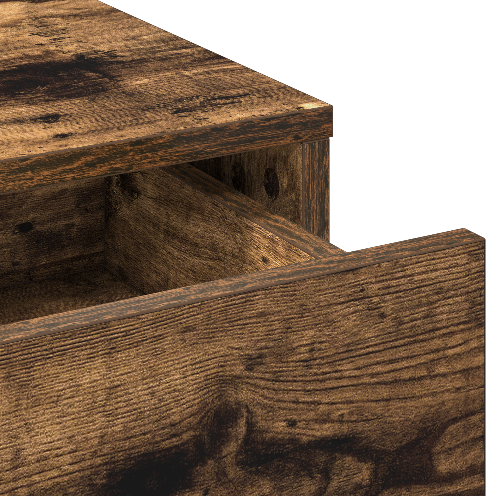 Coiffeuse Chêne fumé 50 x 41 x 135 cm Bois d'ingénierie