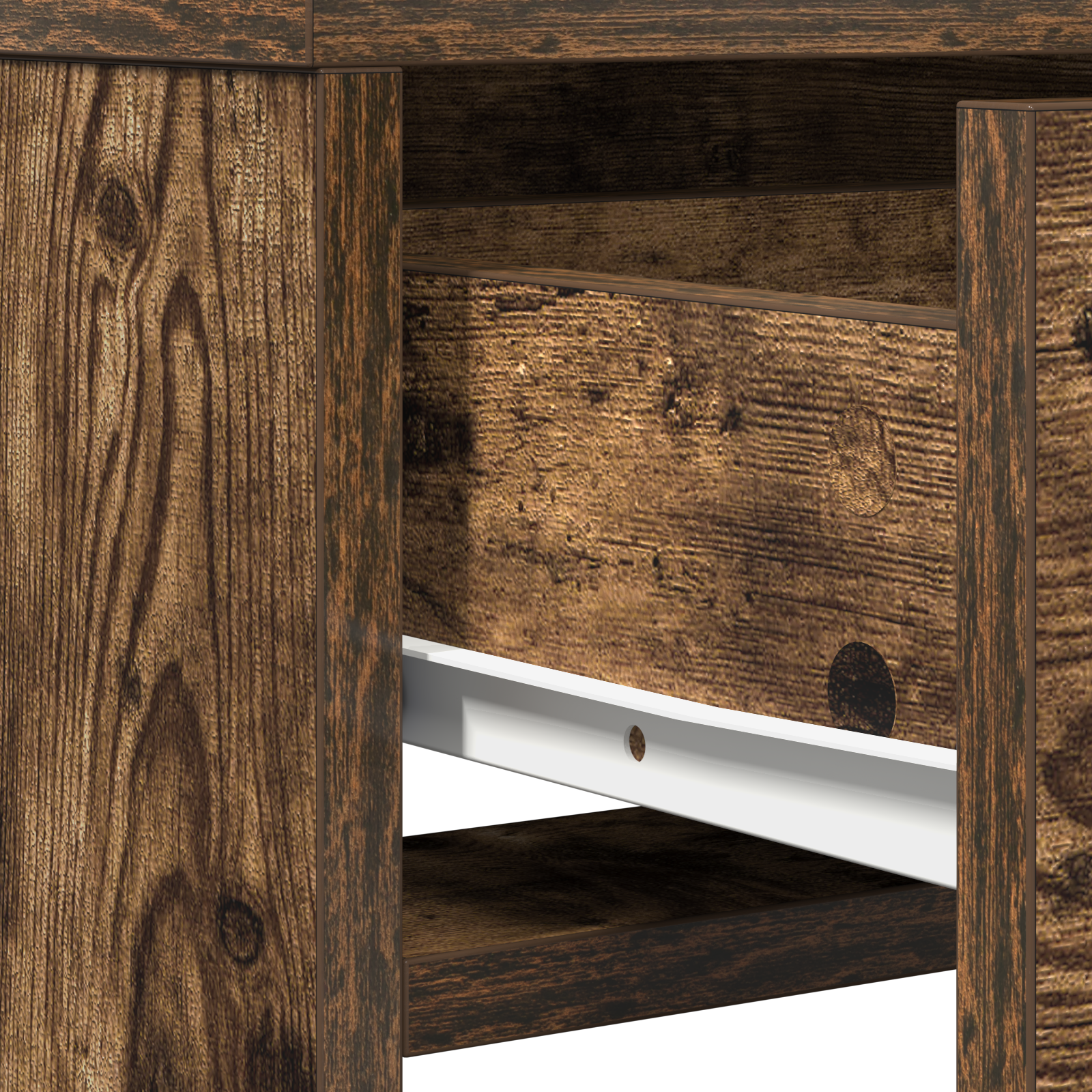 Coiffeuse Chêne fumé 50 x 41 x 135 cm Bois d'ingénierie