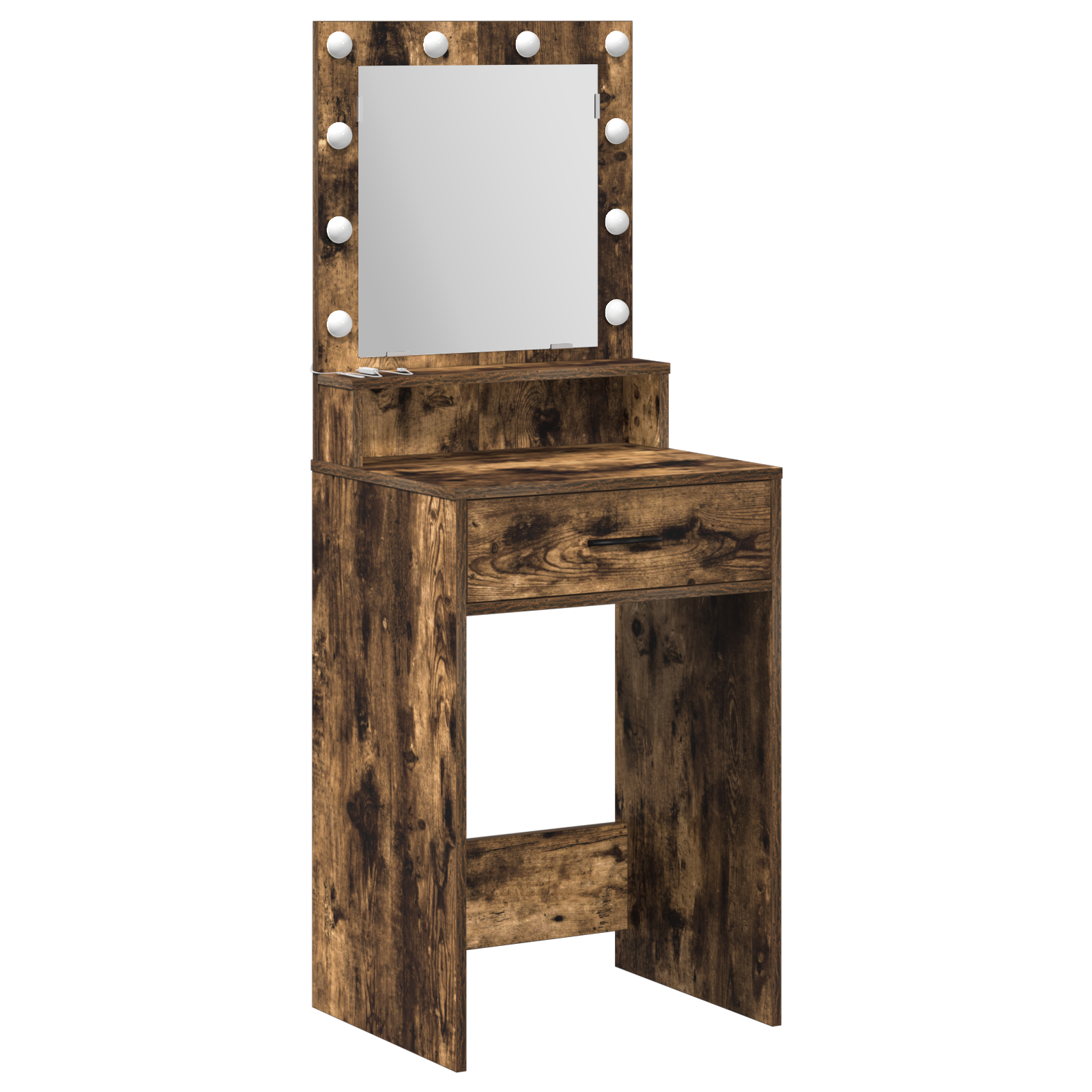 Coiffeuse Chêne fumé 50 x 41 x 135 cm Bois d'ingénierie