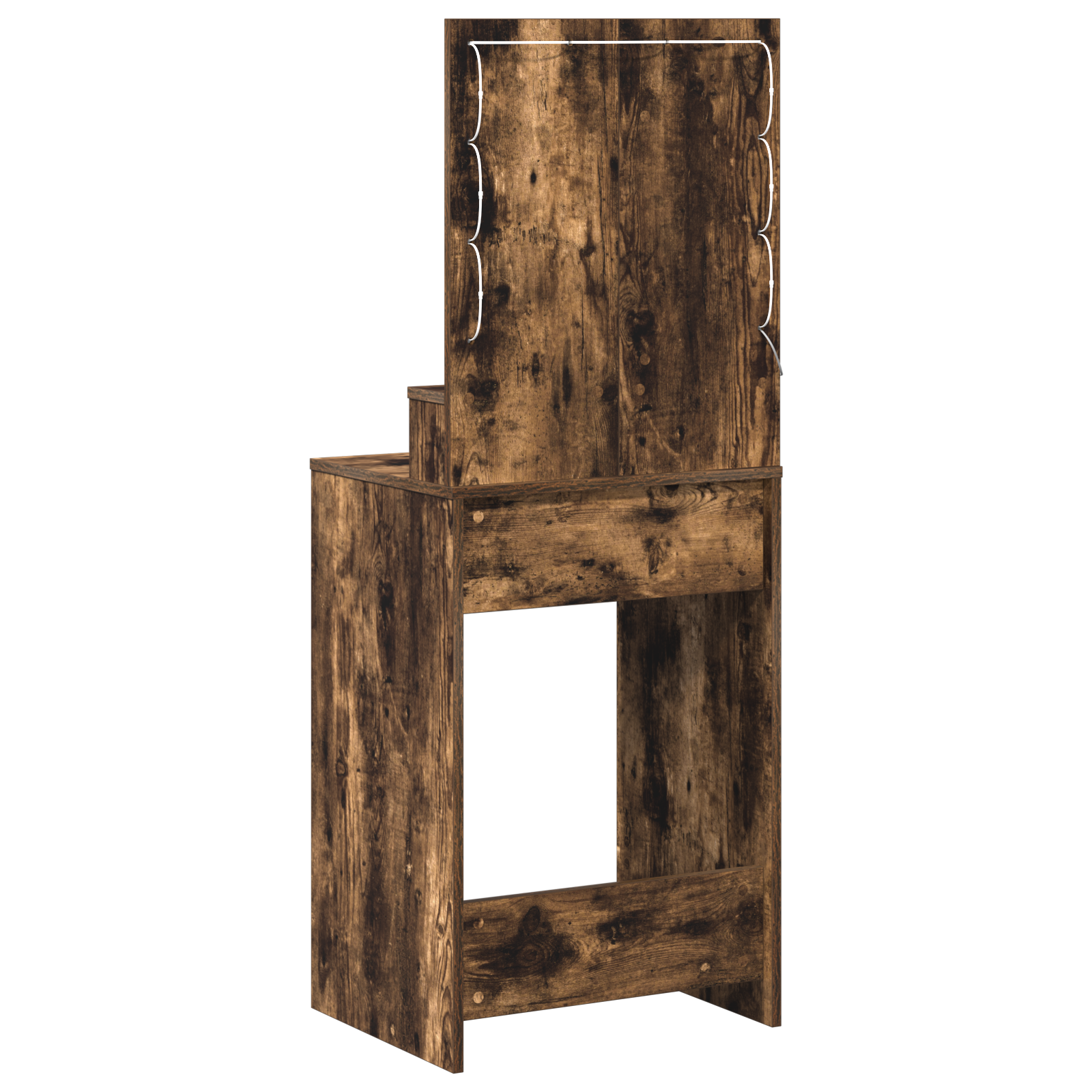 Coiffeuse Chêne fumé 50 x 41 x 135 cm Bois d'ingénierie