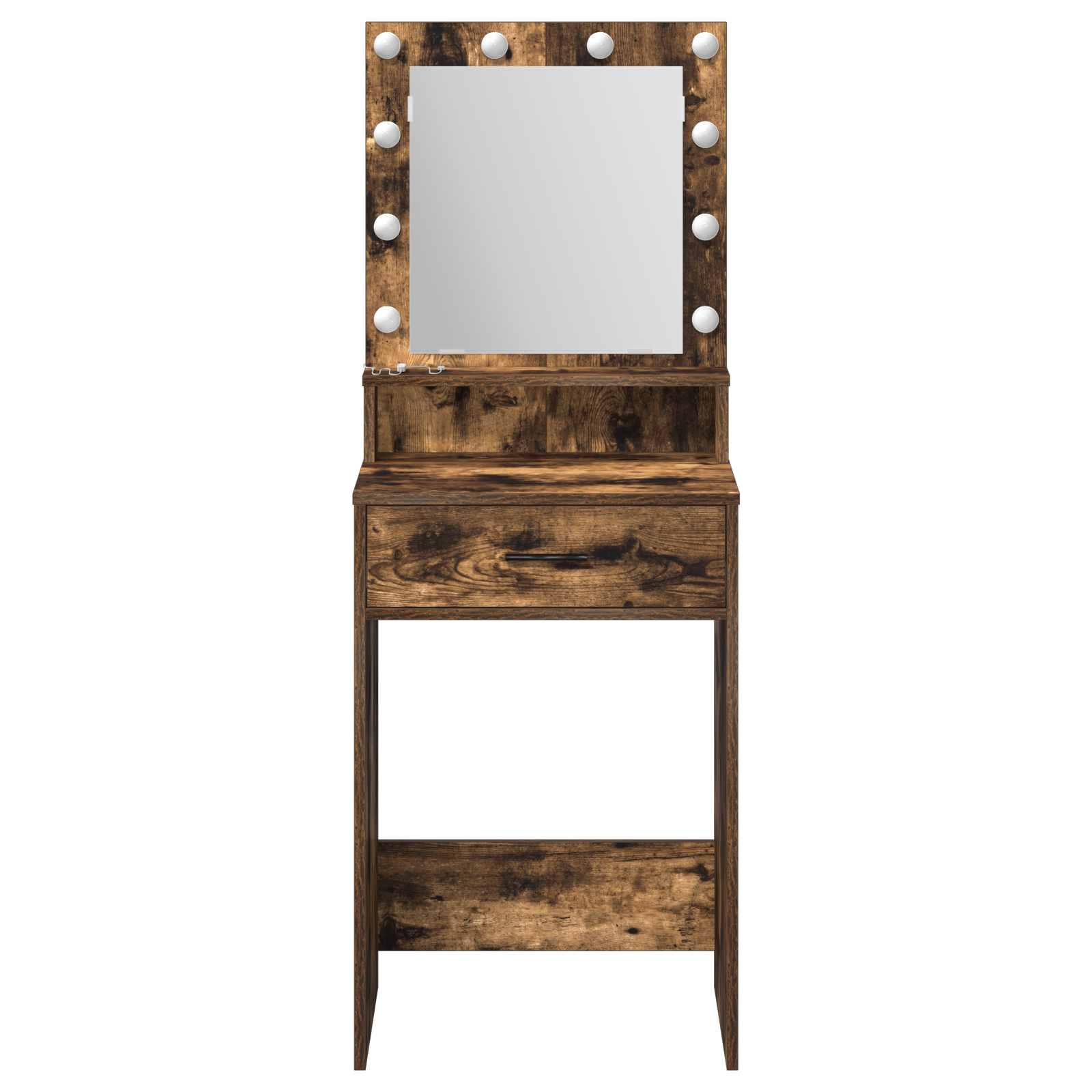 Coiffeuse Chêne fumé 50 x 41 x 135 cm Bois d'ingénierie