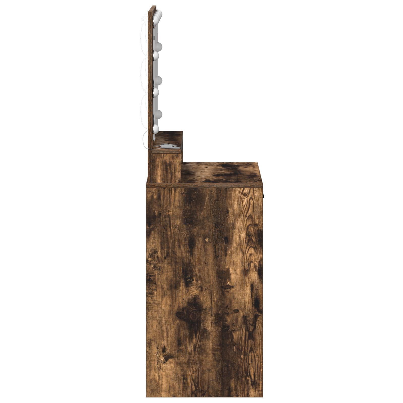 Coiffeuse Chêne fumé 50 x 41 x 135 cm Bois d'ingénierie