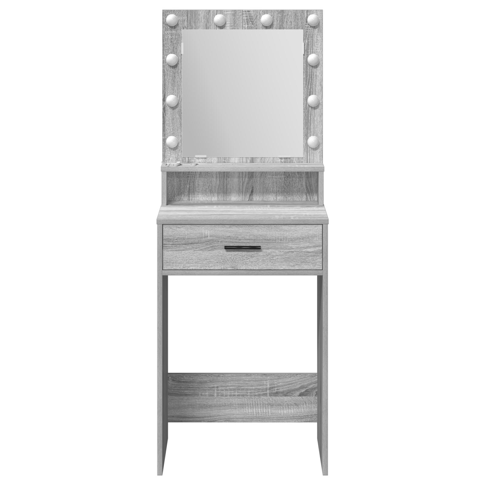 Coiffeuse Sonoma gris 50 x 41 x 135 cm Bois d'ingénierie