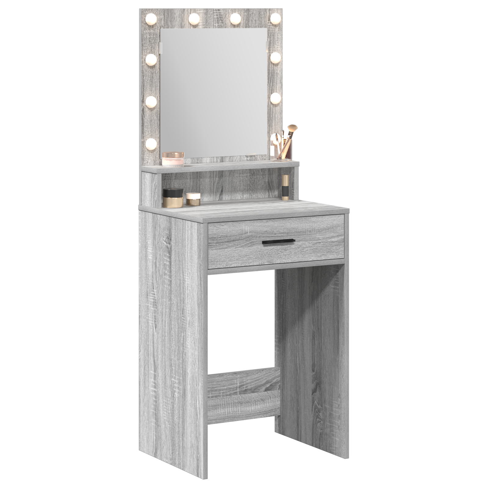 Coiffeuse Sonoma gris 50 x 41 x 135 cm Bois d'ingénierie