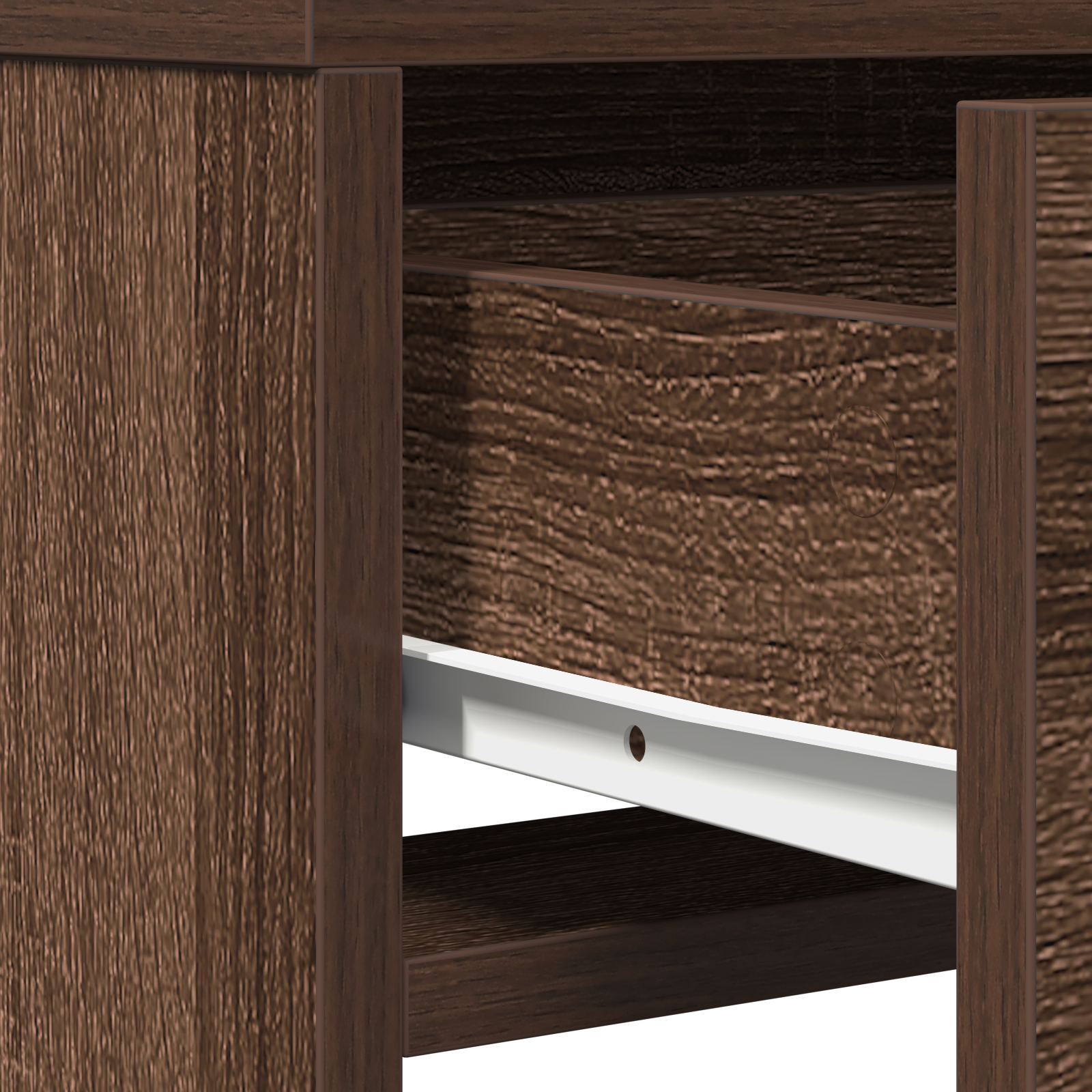 Coiffeuse Chêne marron 50 x 41 x 135 cm Bois d'ingénierie - XIOS