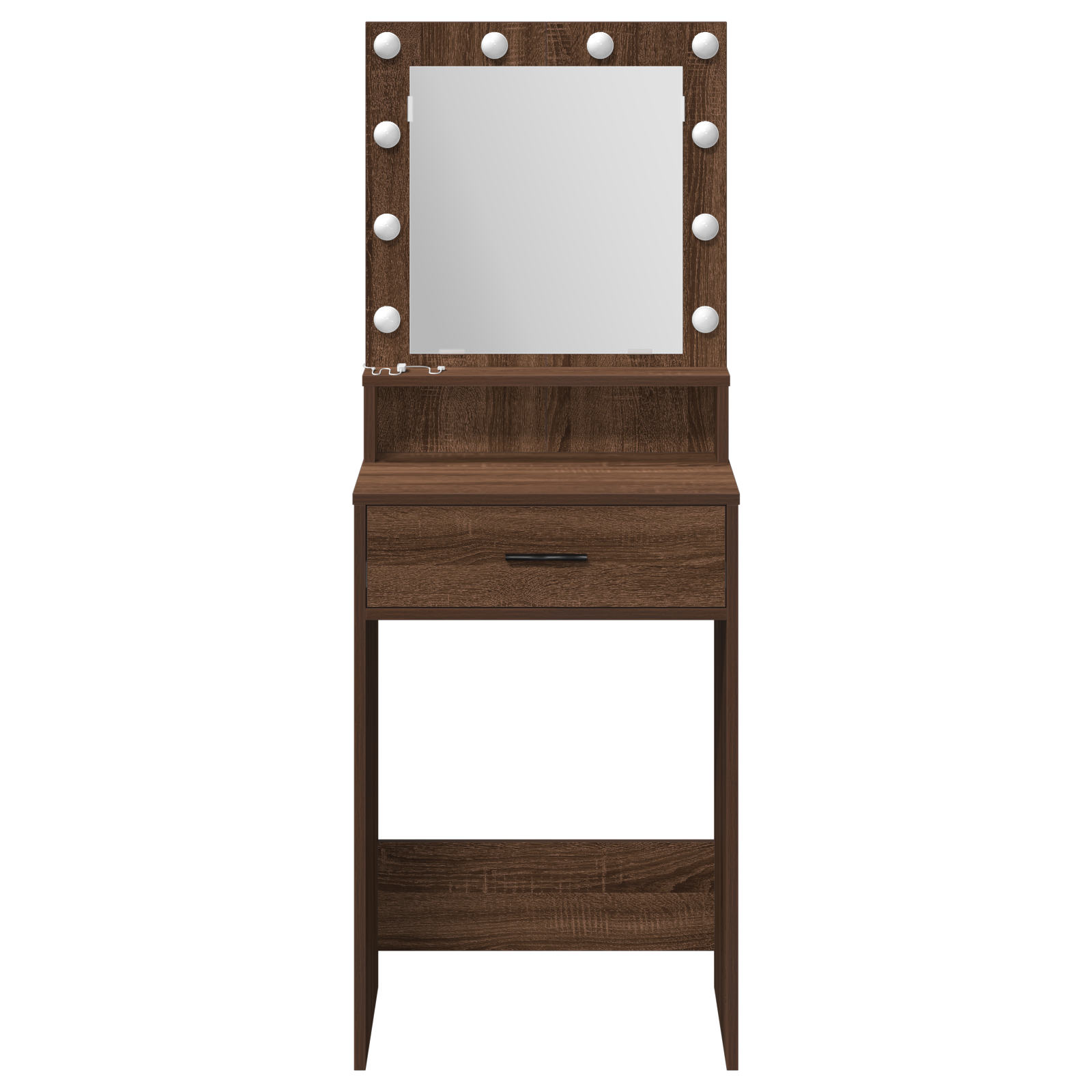 Coiffeuse Chêne marron 50 x 41 x 135 cm Bois d'ingénierie - XIOS