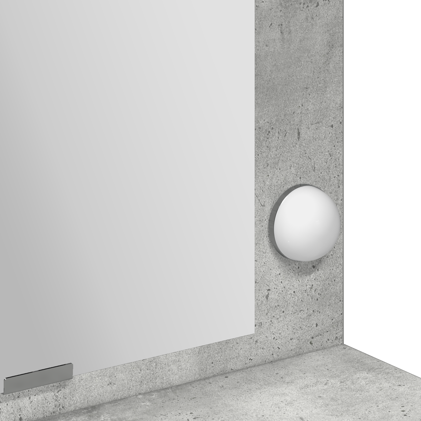 Coiffeuse Gris béton 100 x 41 x 135 cm Bois d'ingénierie - XIOS